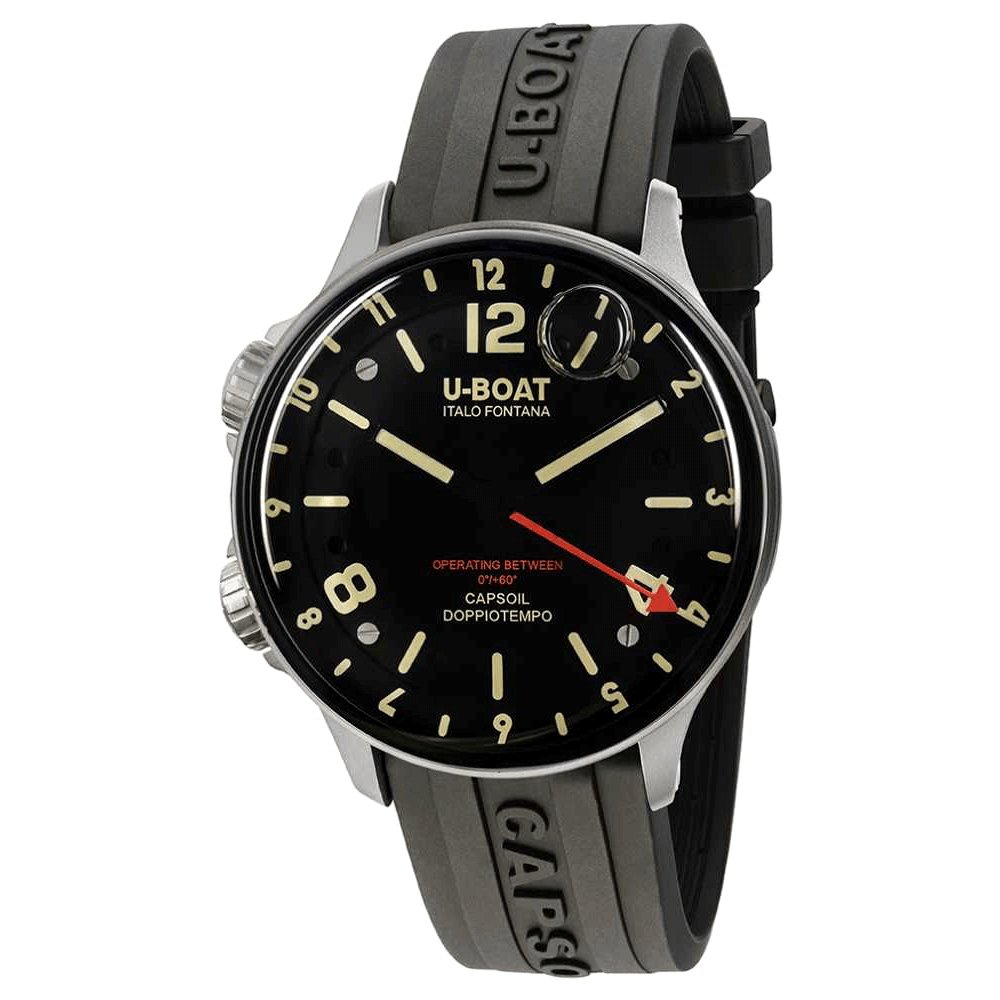 U-Boat Watch Capsoil Doppiotempo 45 Black 8769/A