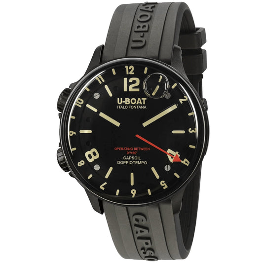 U-Boat Watch Capsoil Doppiotempo 45 Black DLC 8770/A