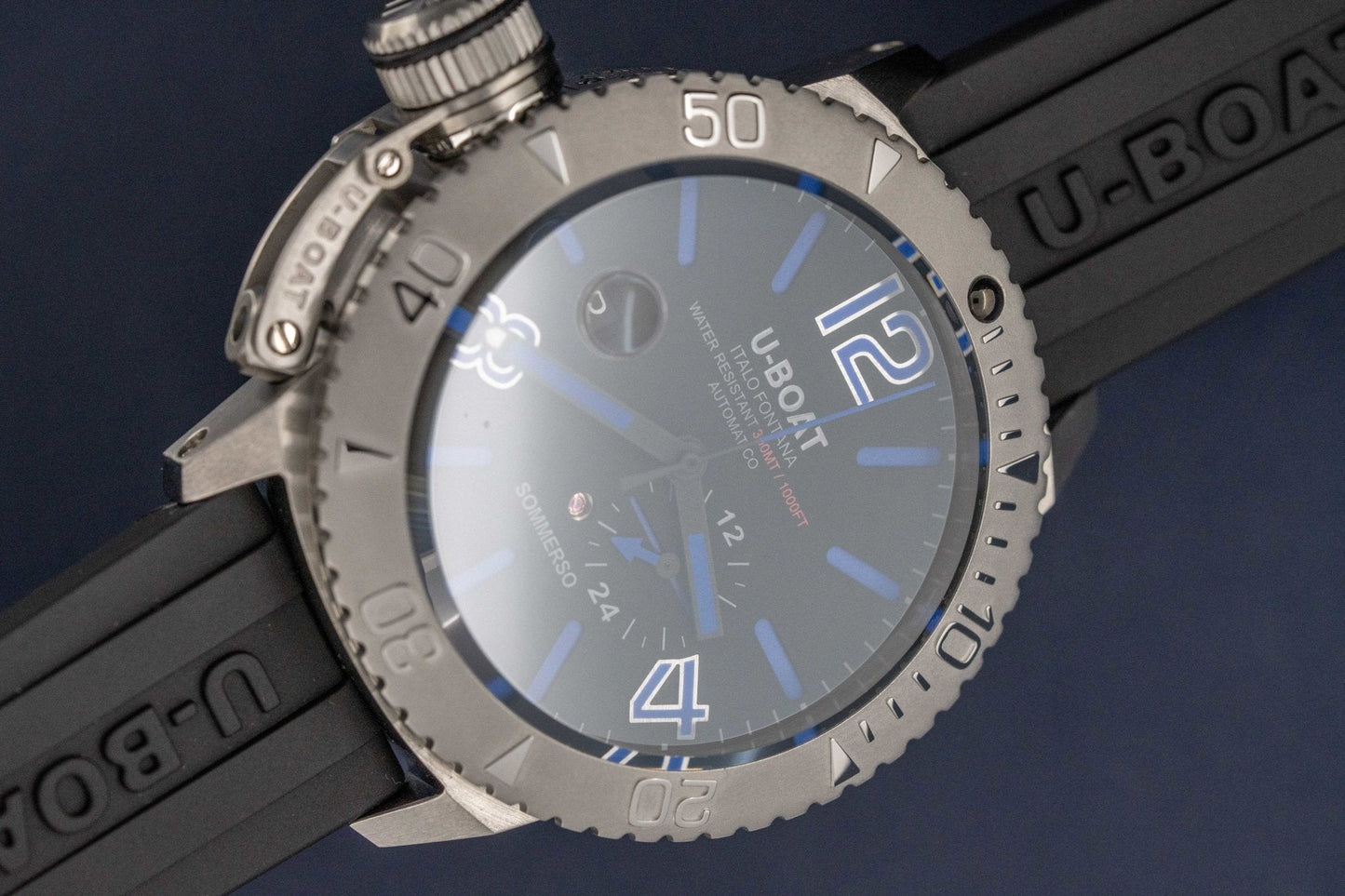 U-Boat Watch Automatic Watch Sommerso Diver Blue 9014