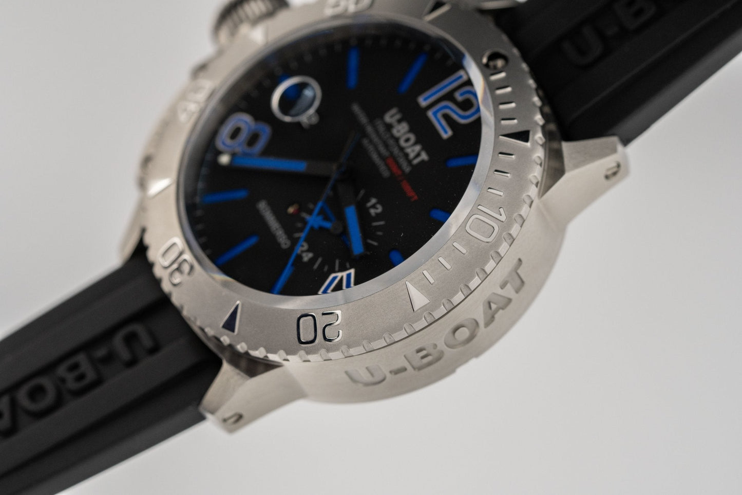 U-Boat Watch Automatic Watch Sommerso Diver Blue 9014