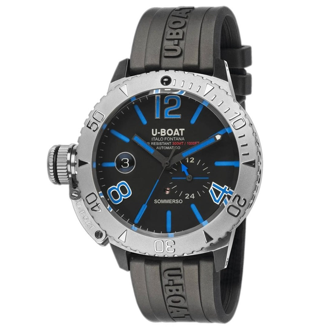 U-Boat Watch Automatic Watch Sommerso Diver Blue 9014