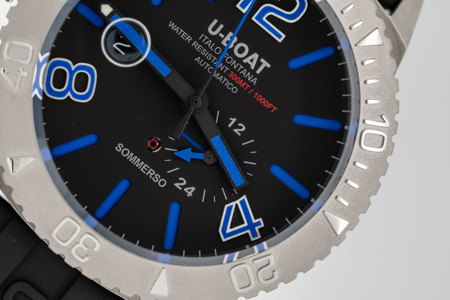 U-Boat Watch Automatic Watch Sommerso Diver Blue 9014