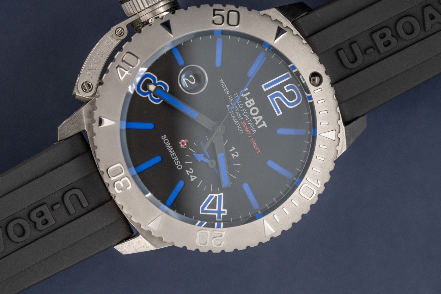U-Boat Watch Automatic Watch Sommerso Diver Blue 9014