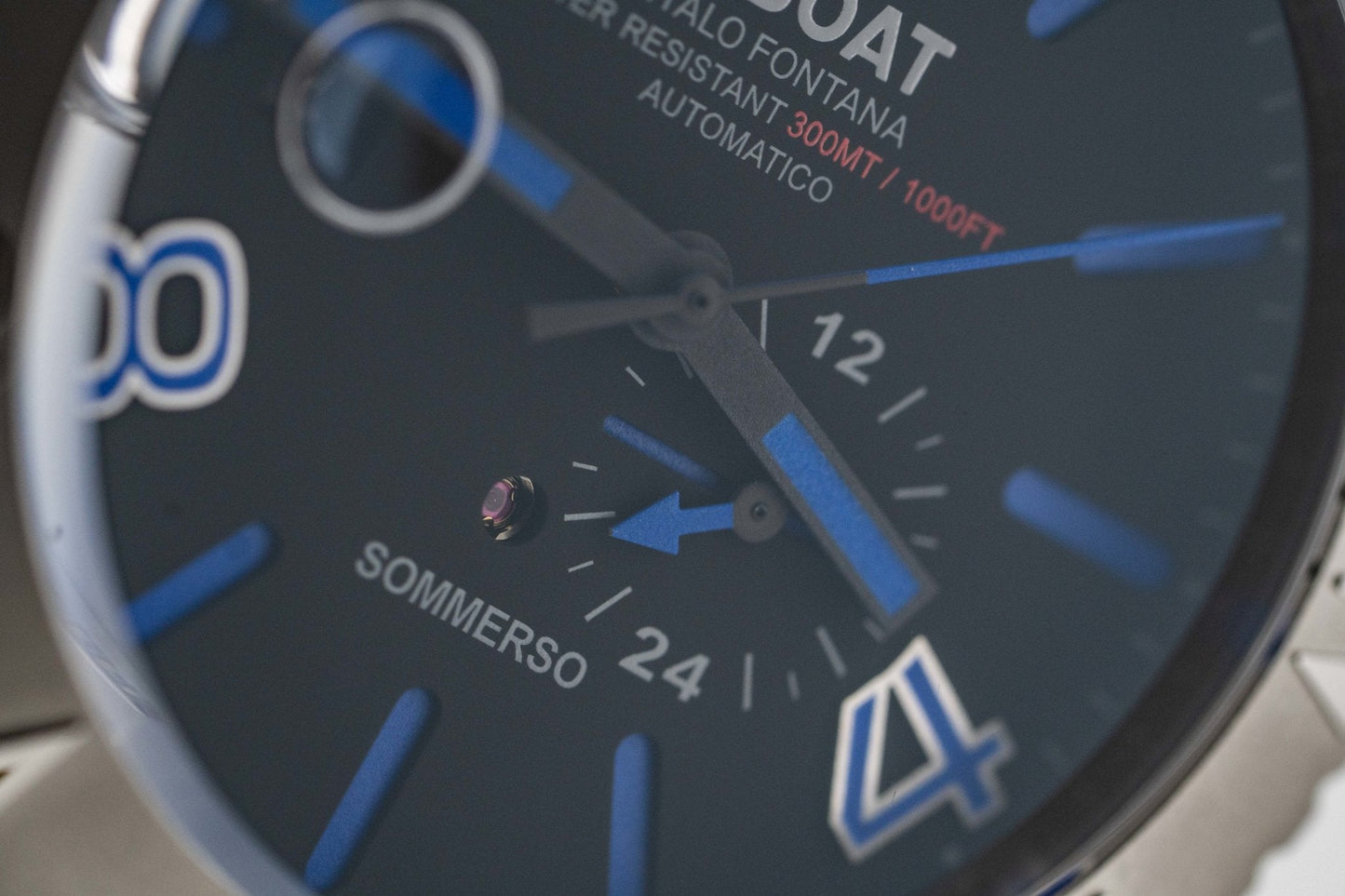 U-Boat Watch Automatic Watch Sommerso Diver Blue 9014