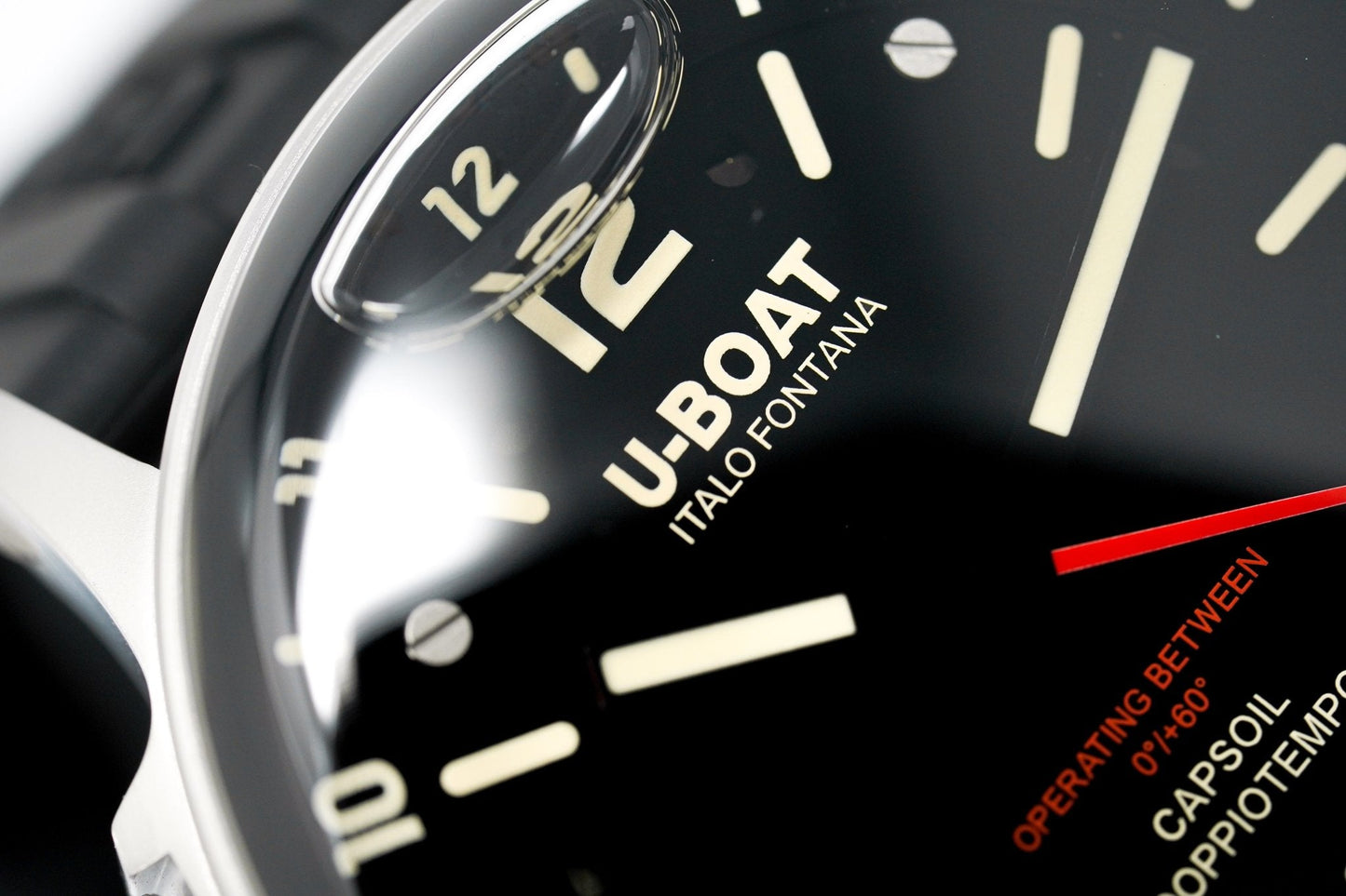 U-Boat Watch Capsoil Doppiotempo 45 Black 8769/A
