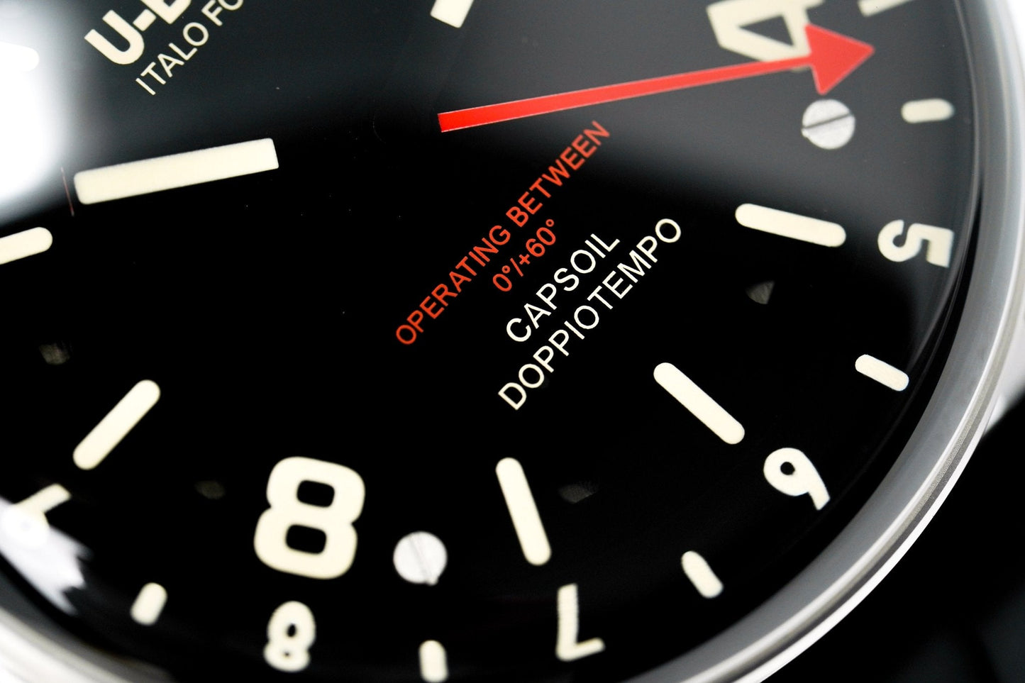 U-Boat Watch Capsoil Doppiotempo 45 Black 8769/A