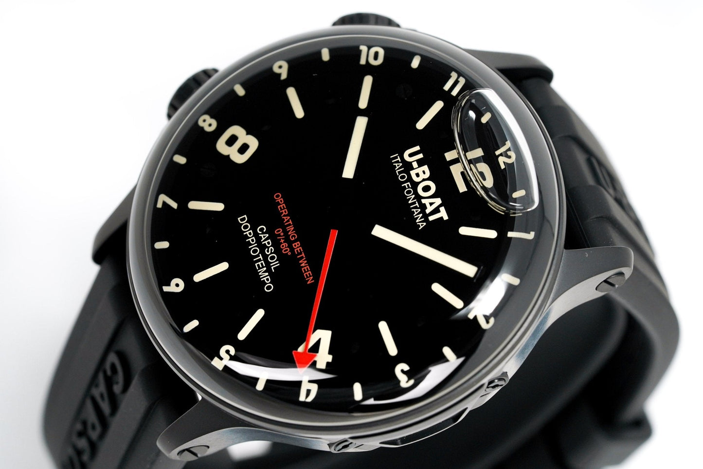U-Boat Watch Capsoil Doppiotempo 45 Black DLC 8770/A