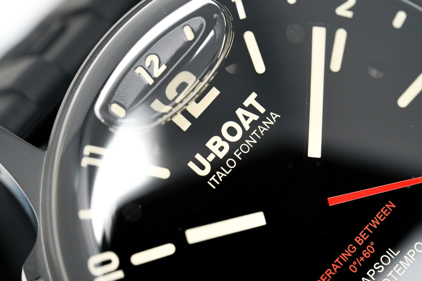 U-Boat Watch Capsoil Doppiotempo 45 Black DLC 8770/A