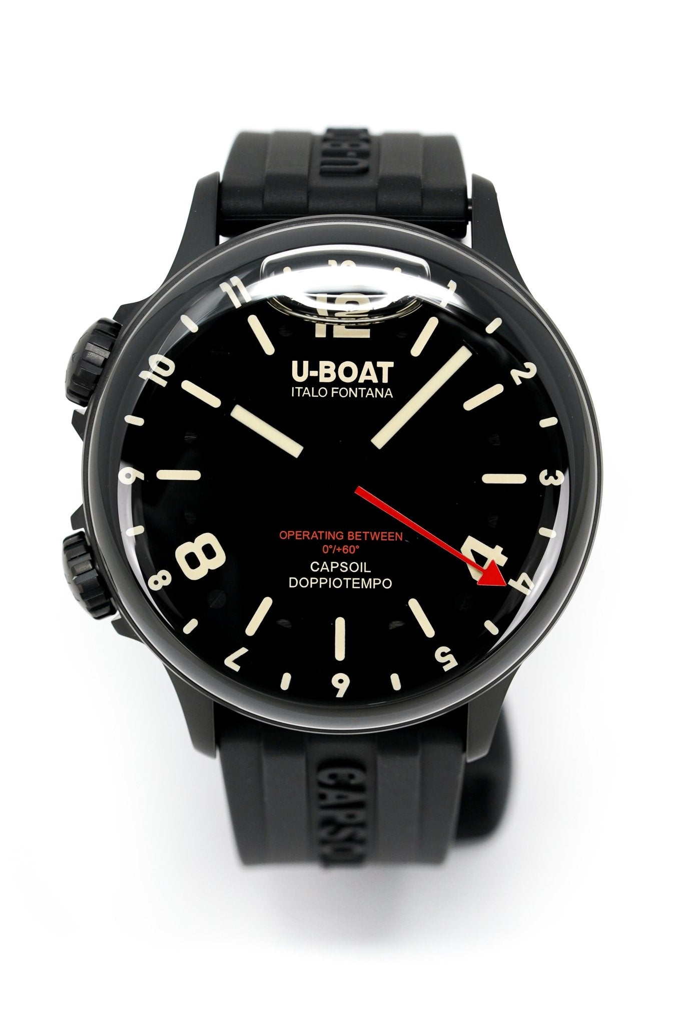 U-Boat Watch Capsoil Doppiotempo 45 Black DLC 8770/A