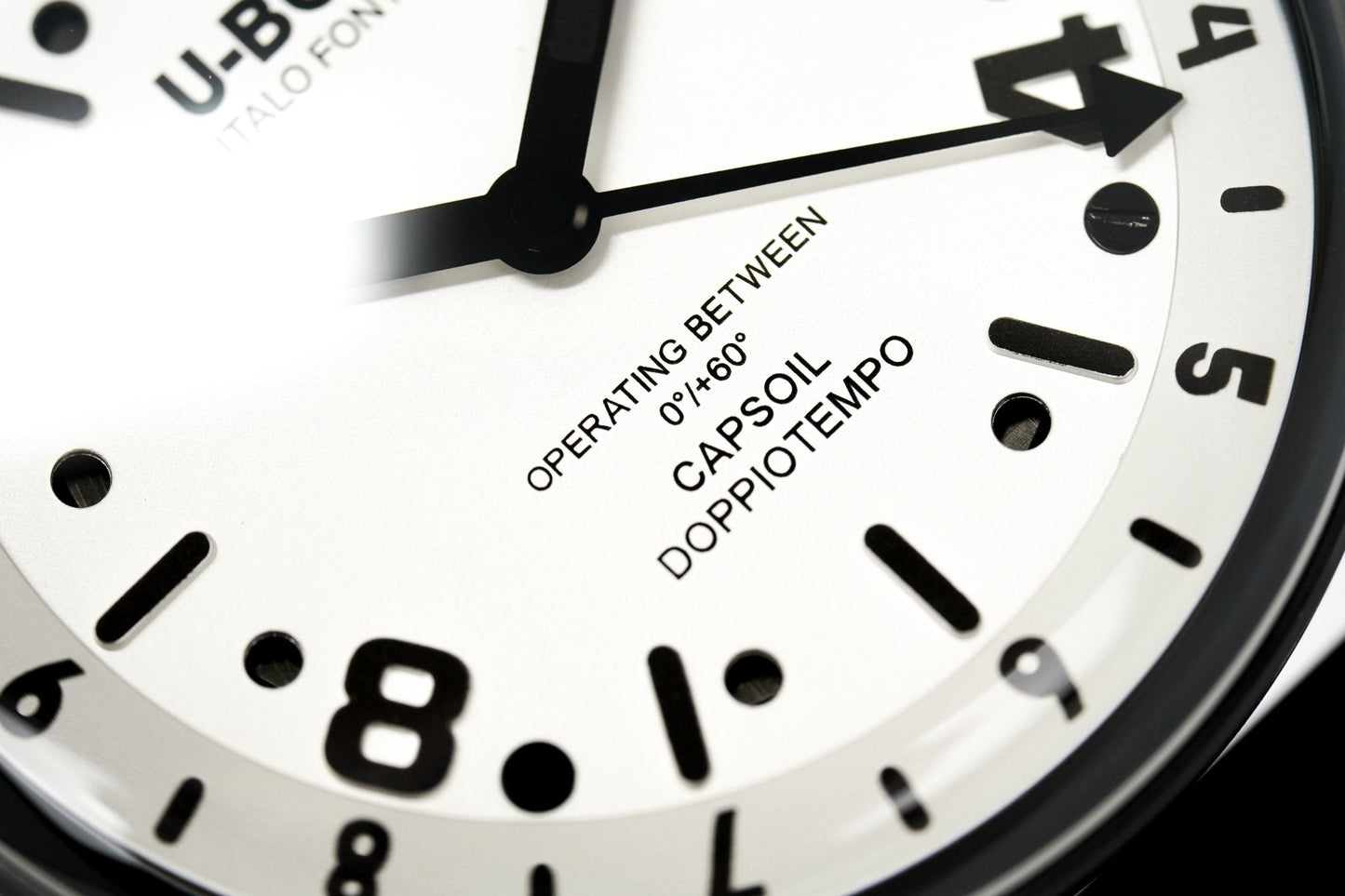 U-Boat Watch Capsoil Doppiotempo 45 DLC White Rehaut 8889/B