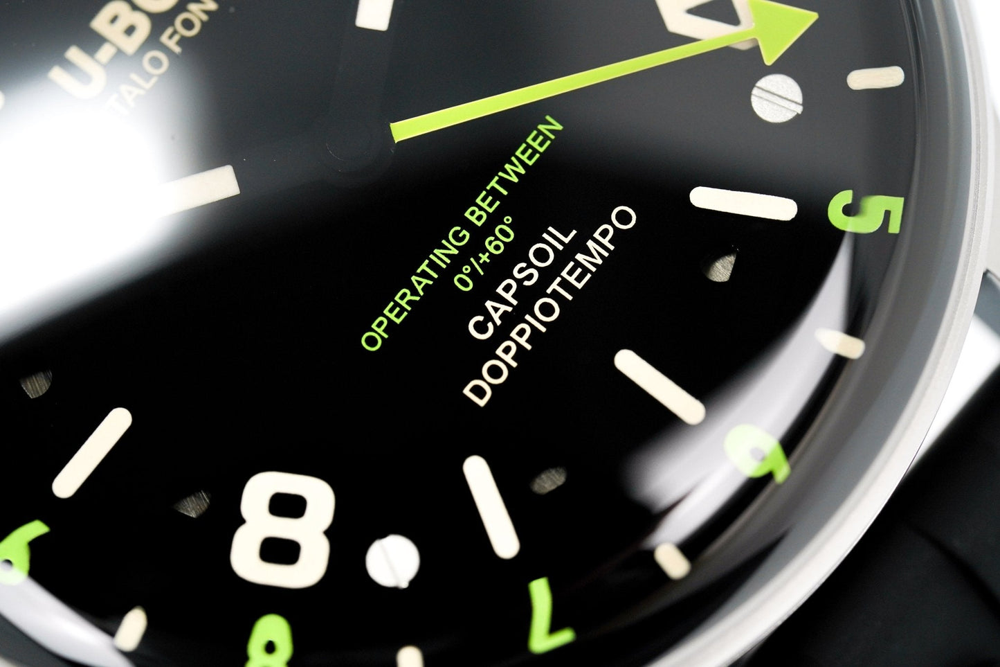 U-Boat Watch Capsoil Doppiotempo 45 Green Rehaut 8838/B