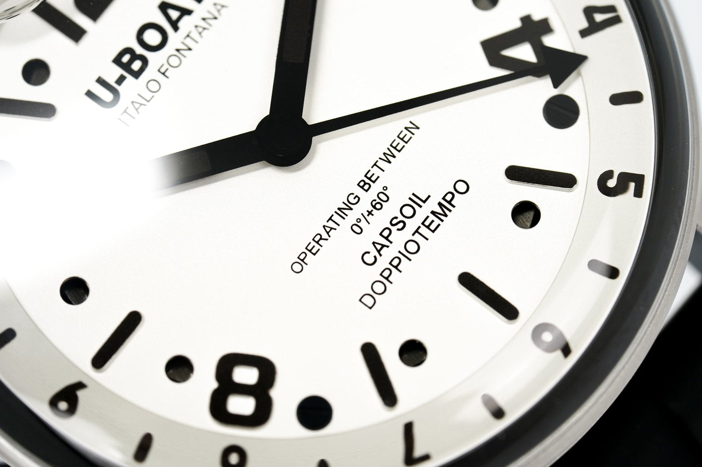 U-Boat Watch Capsoil Doppiotempo 45 White Rehaut 8888/B