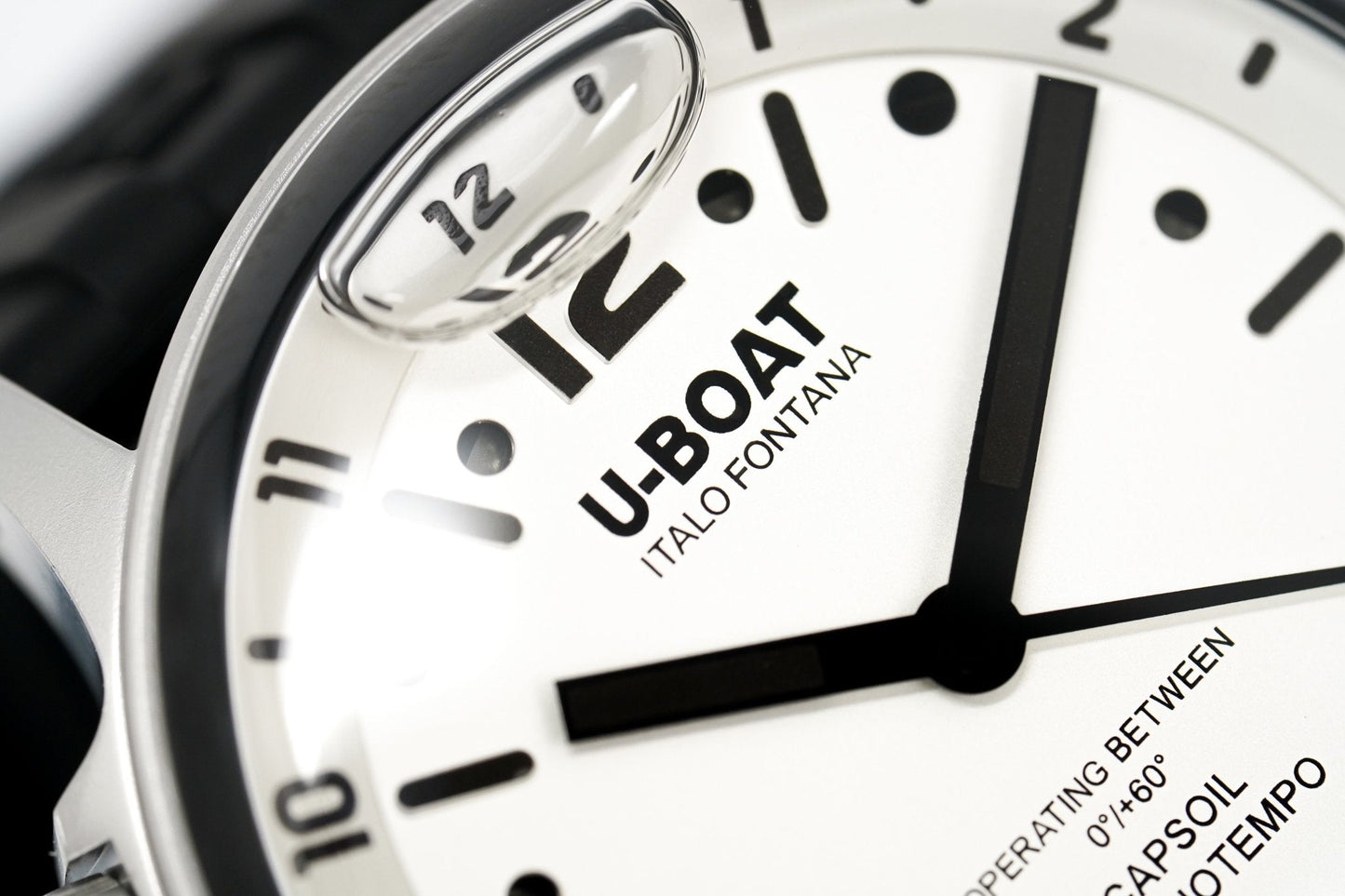 U-Boat Watch Capsoil Doppiotempo 45 White Rehaut 8888/B