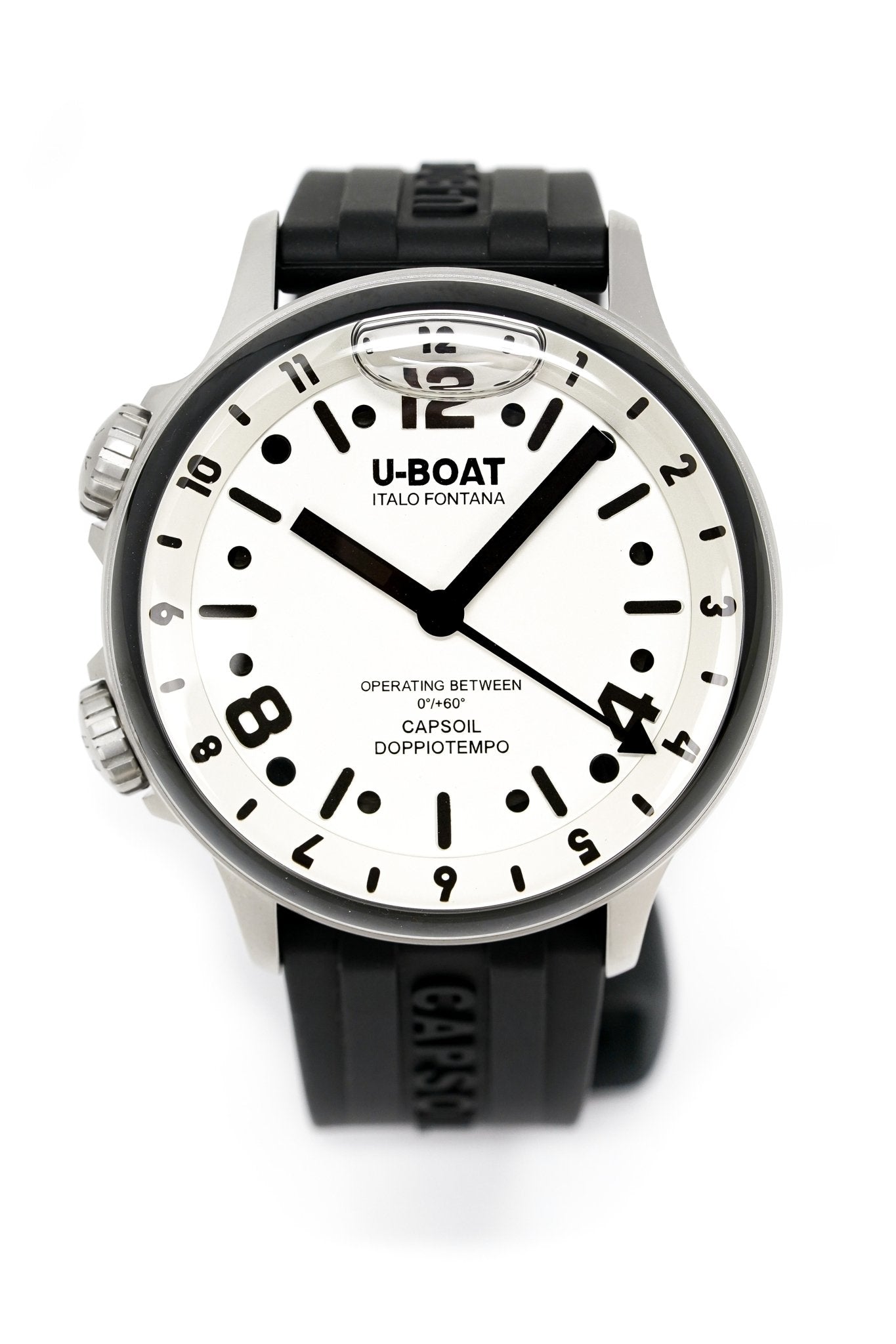 U-Boat Watch Capsoil Doppiotempo 45 White Rehaut 8888/B