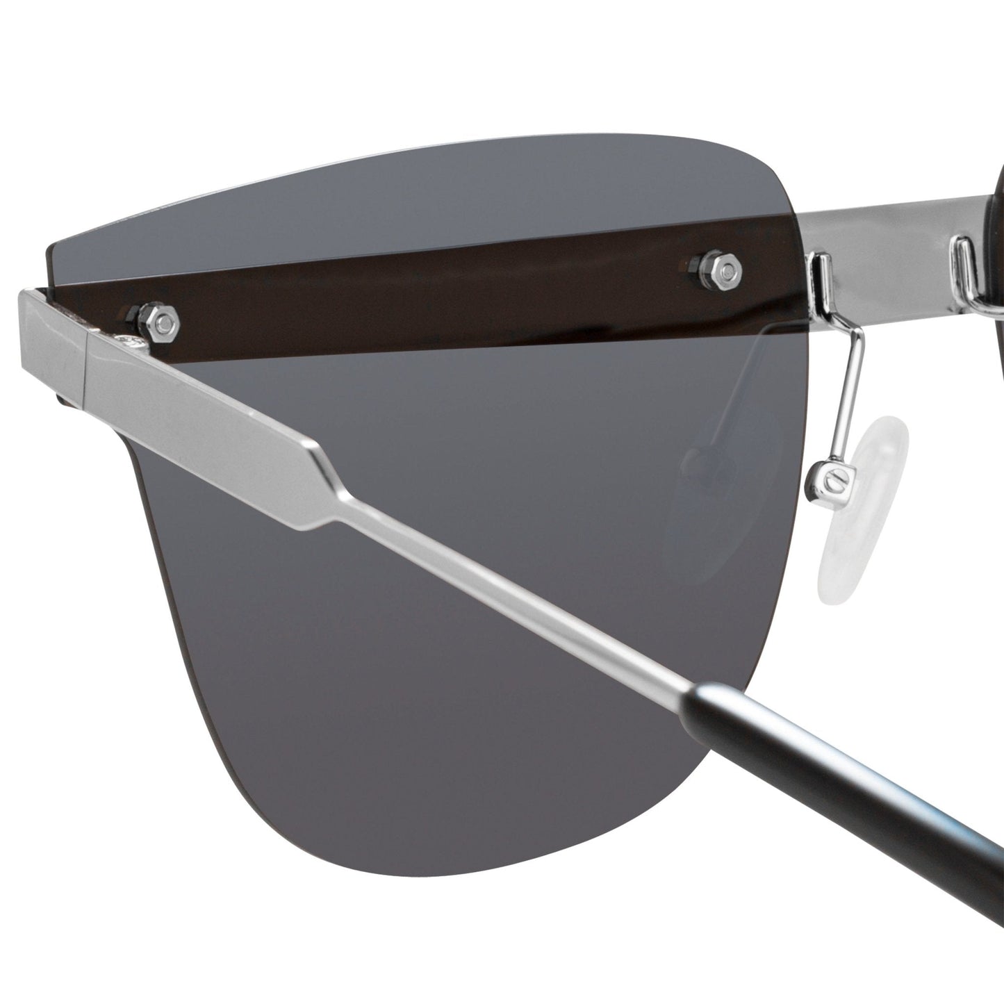 United Nude Sunglasses D-Frame Silver and Grey
