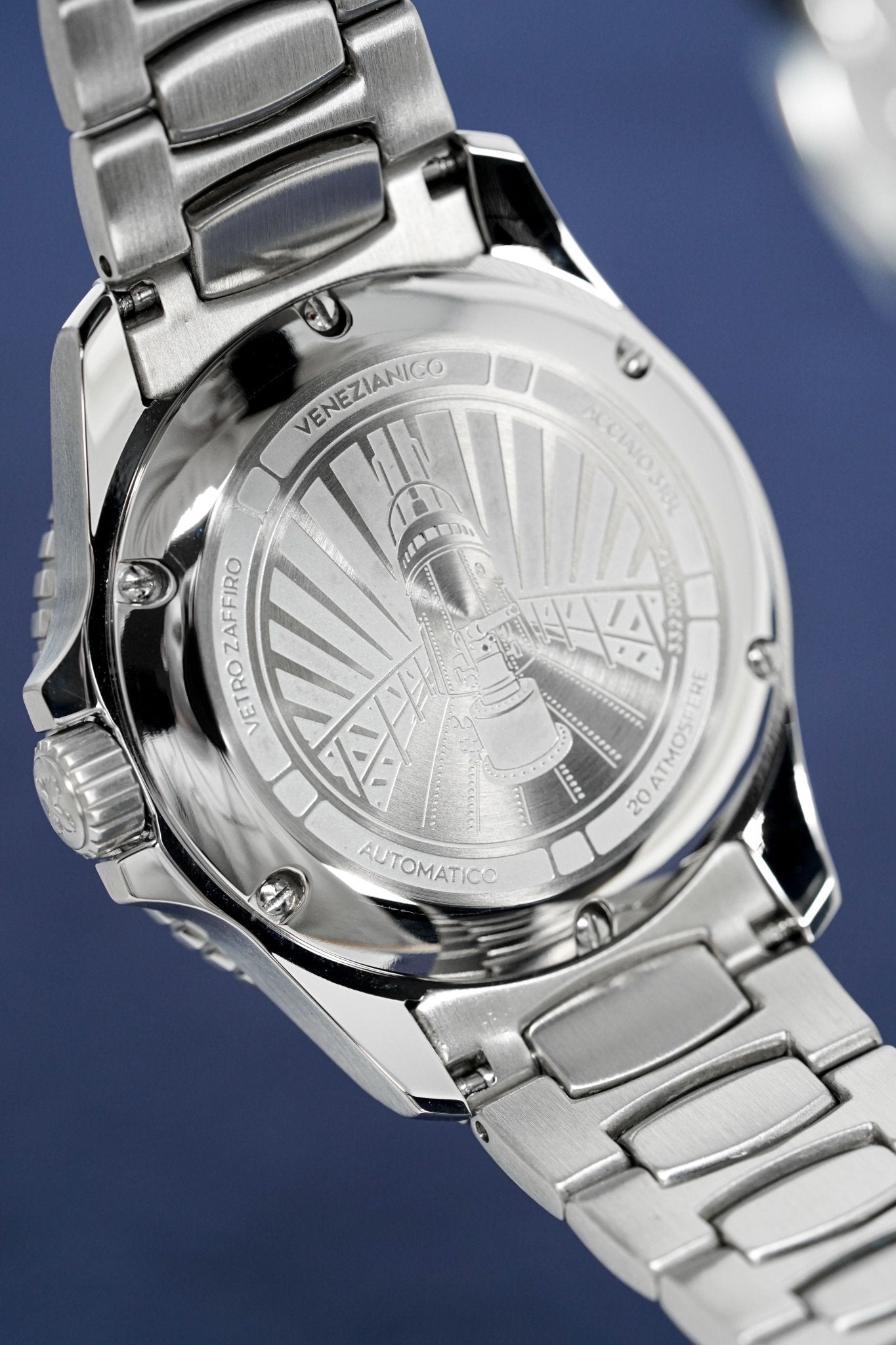 Venezianico Automatic Watch Nereide Canova Bracelet Black 3321504C