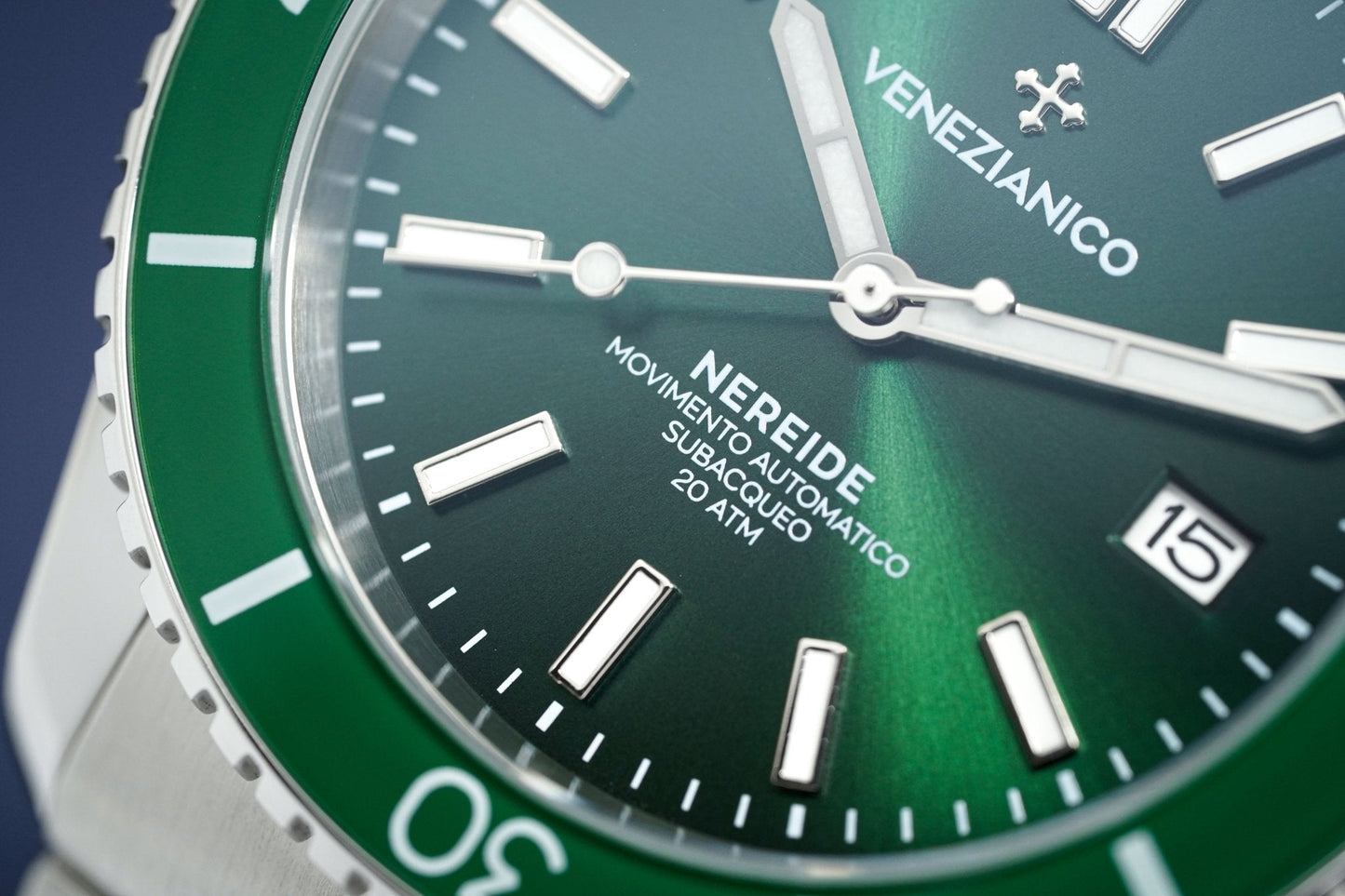 Venezianico Automatic Watch Nereide Canova Bracelet Green 3321501C