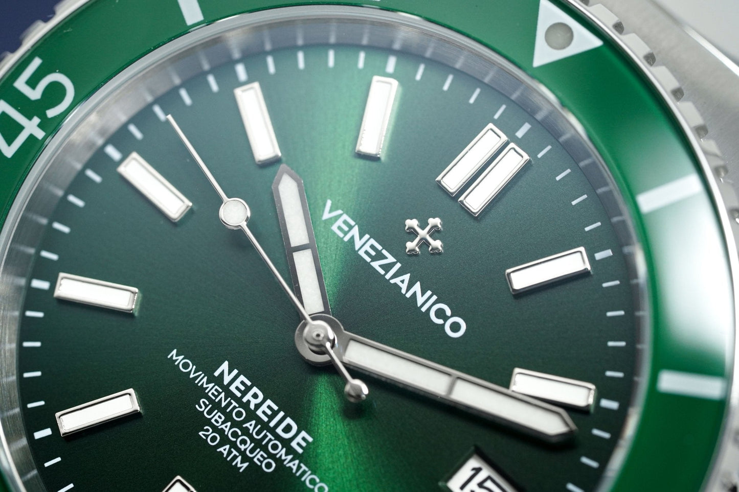 Venezianico Automatic Watch Nereide Canova Bracelet Green 3321501C