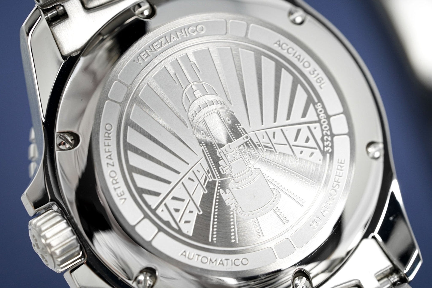 Venezianico Automatic Watch Nereide Canova Bracelet Red 3321503C