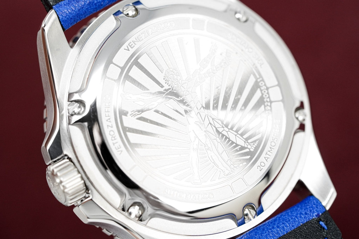Venezianico Automatic Watch Nereide UltraLeggero Skeleton Blue 3921502