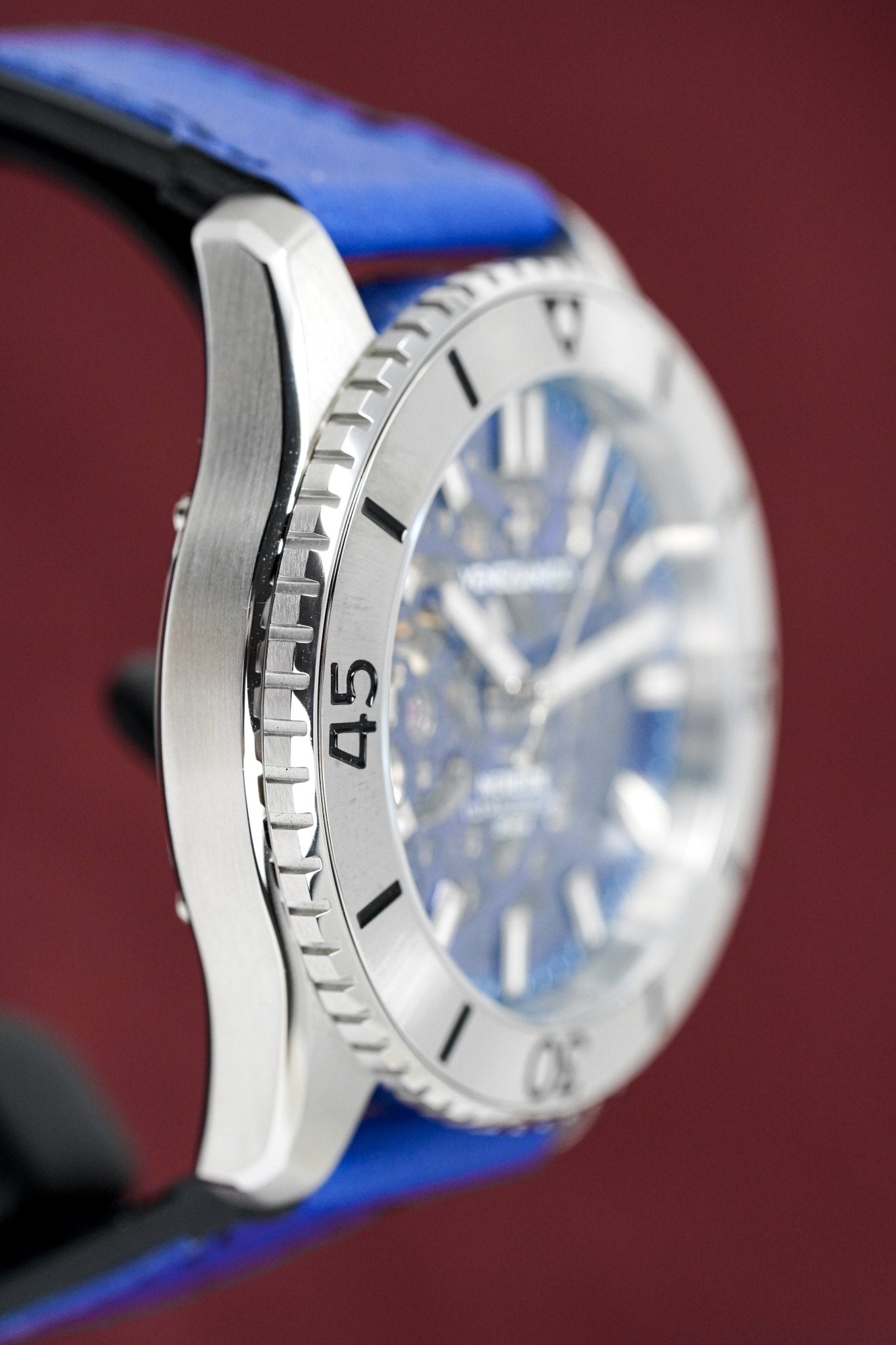 Venezianico Automatic Watch Nereide UltraLeggero Skeleton Blue 3921502