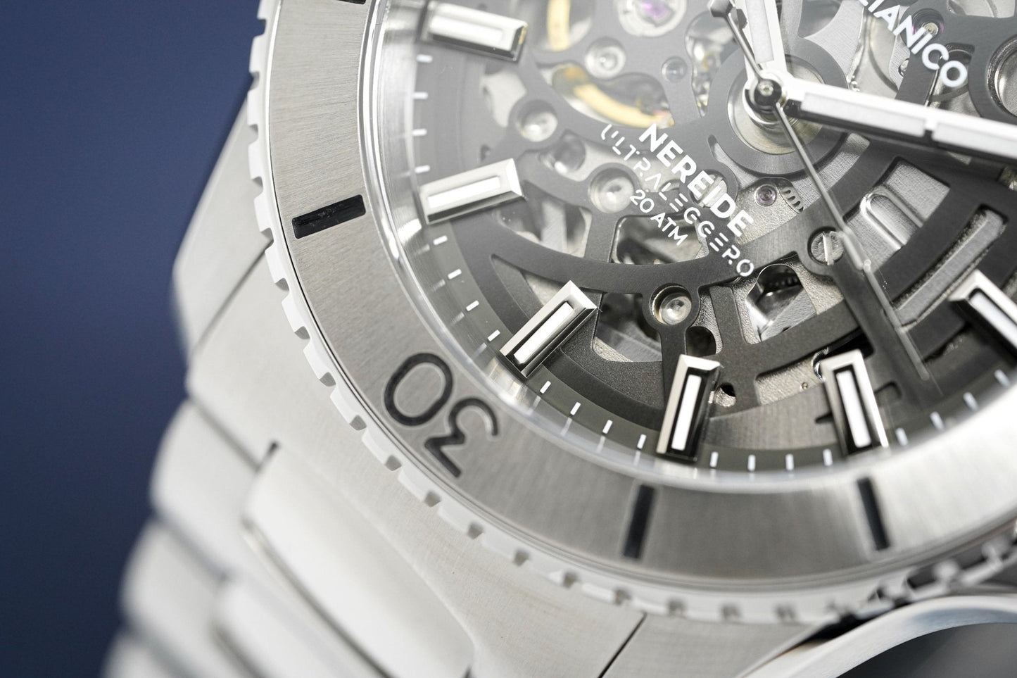 Venezianico Automatic Watch Nereide UltraLeggero Skeleton Canova Bracelet 3921503C