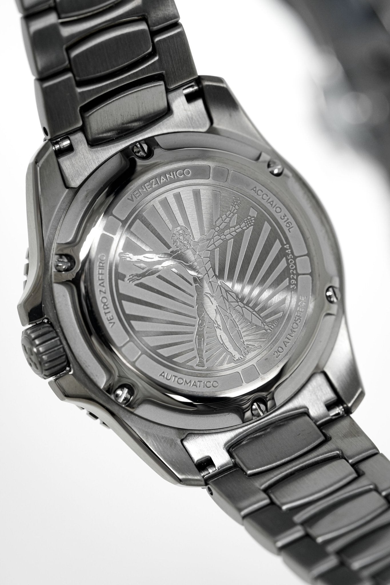 Venezianico Automatic Watch Nereide UltraLeggero Skeleton Gunmetal 3921509C