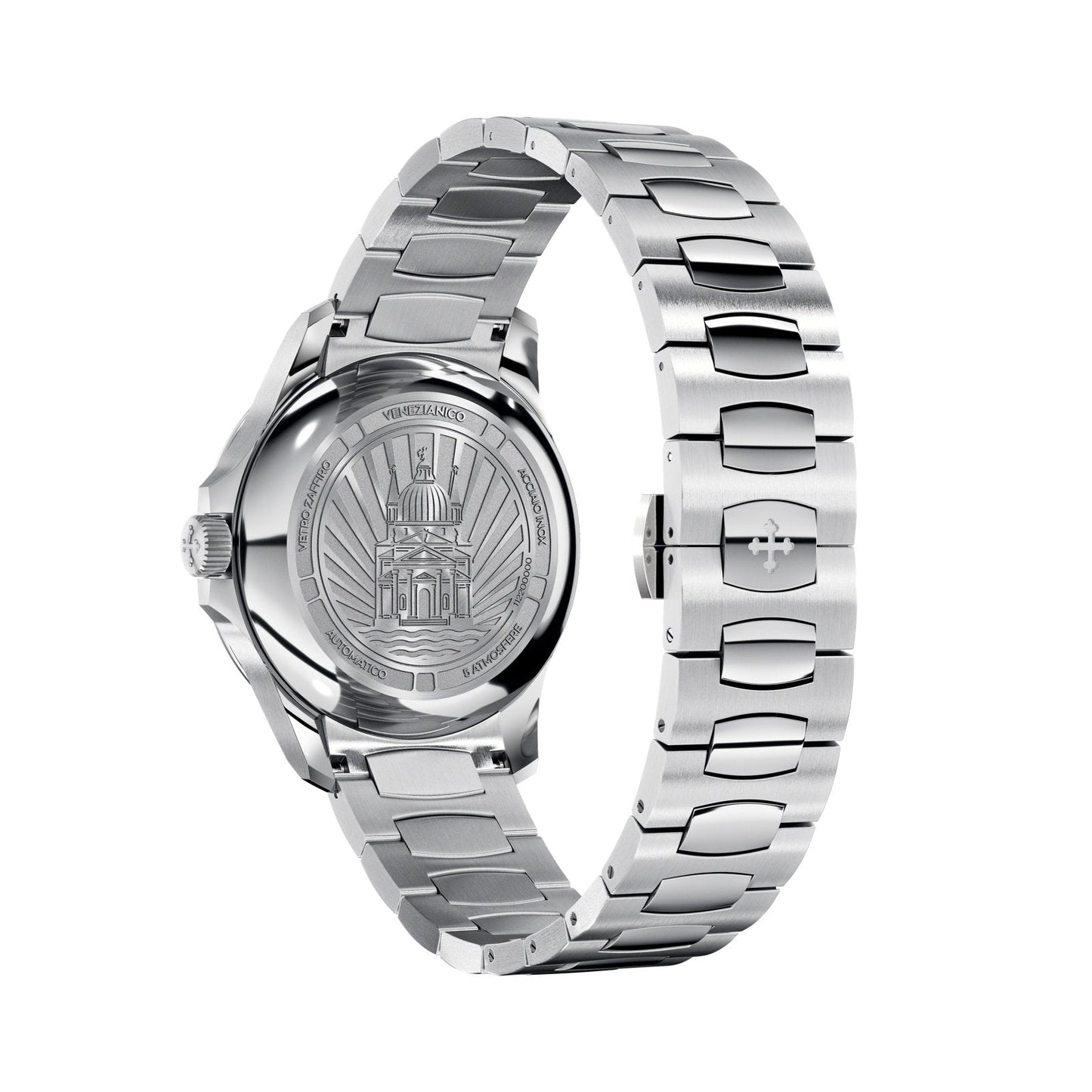 Venezianico Automatic Watch Redentore 36 Black Steel 1121504C