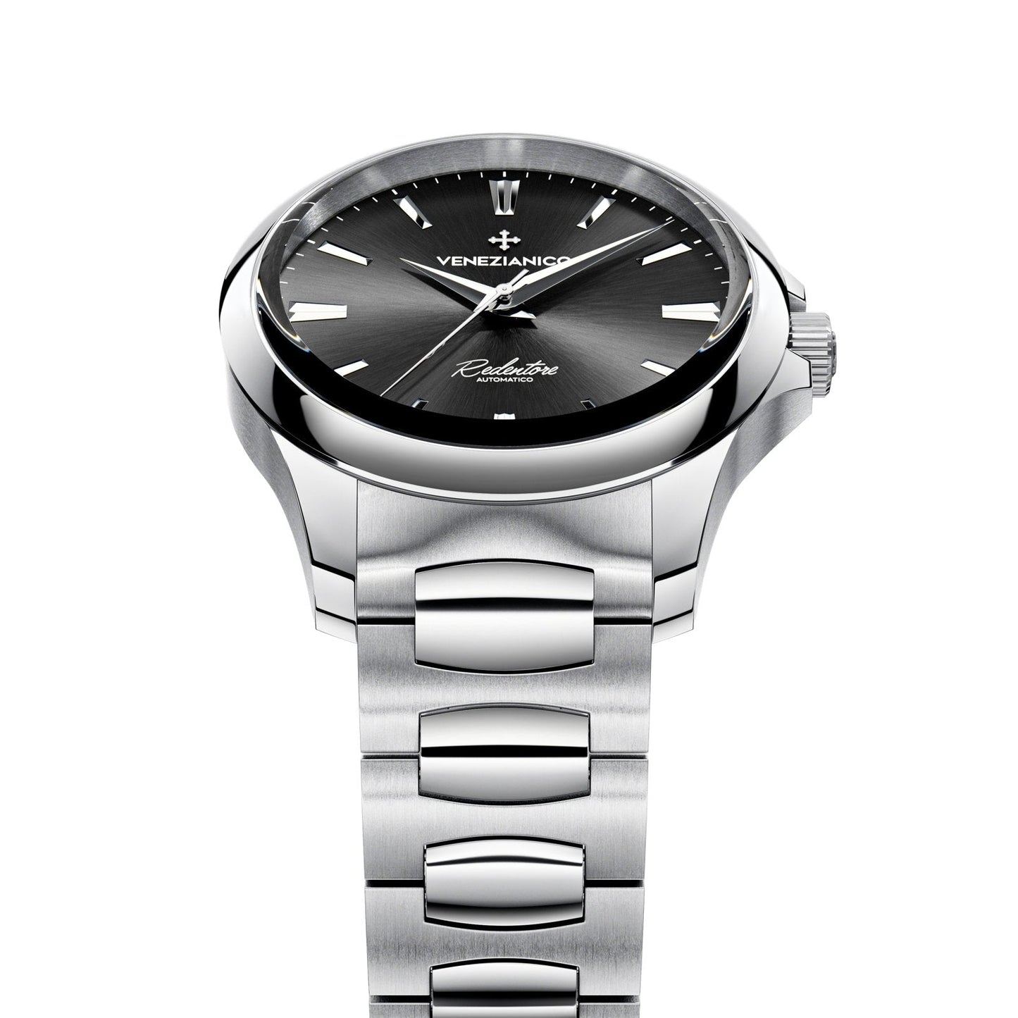 Venezianico Automatic Watch Redentore 36 Black Steel 1121504C