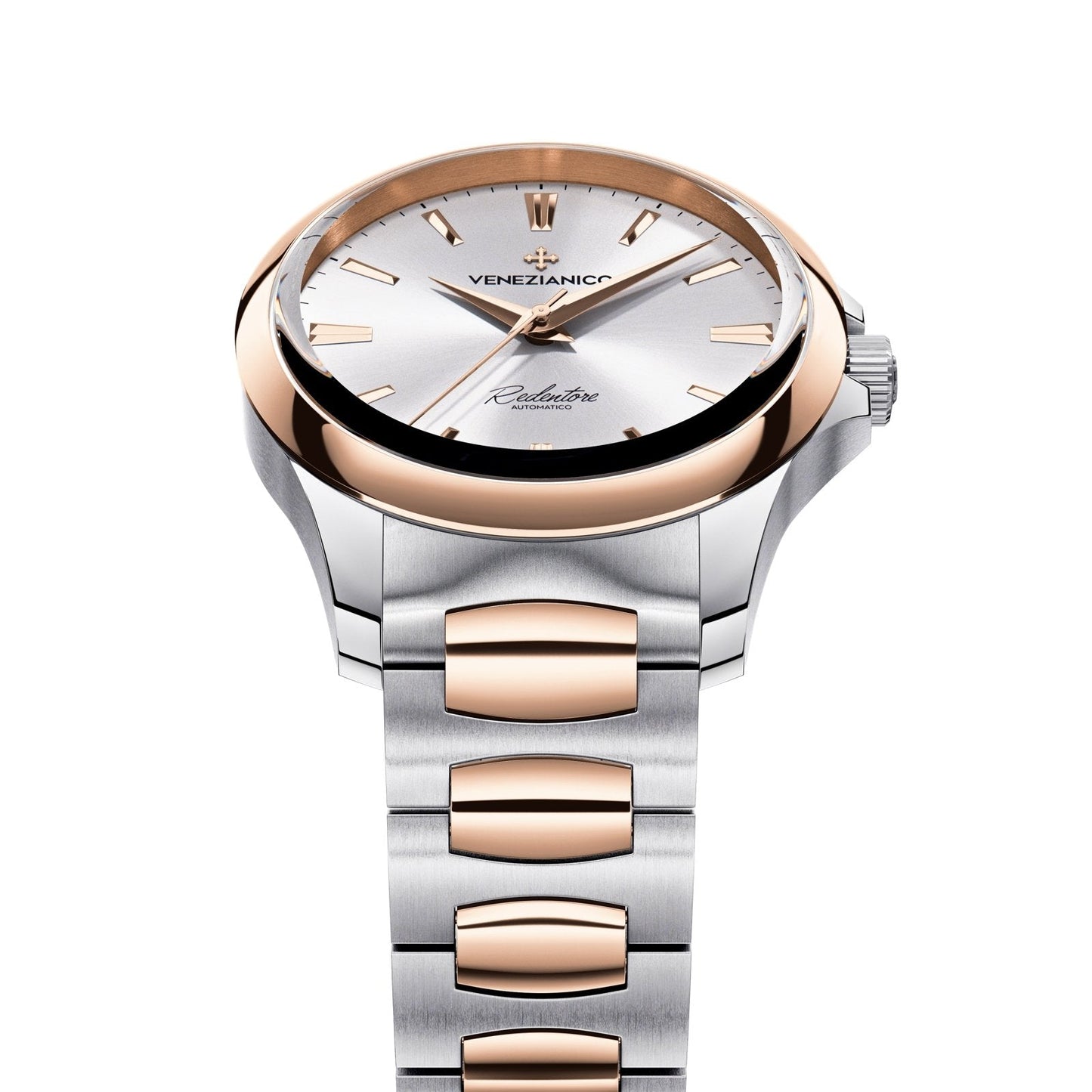 Venezianico Automatic Watch Redentore 36 Rose And Steel 1121506C