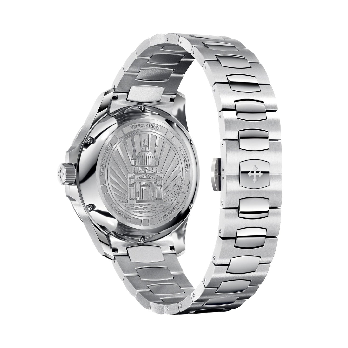 Venezianico Automatic Watch Redentore 40 Black Steel 1221504C
