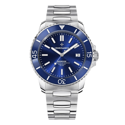 Venezianico Automatic Watch Nereide Canova Bracelet Blue 3321502C