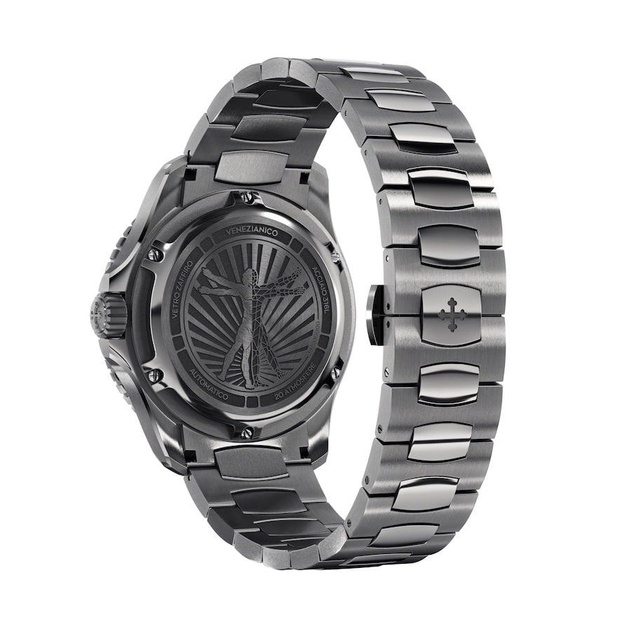 Venezianico Automatic Watch Nereide UltraLeggero Skeleton Gunmetal 3921509C