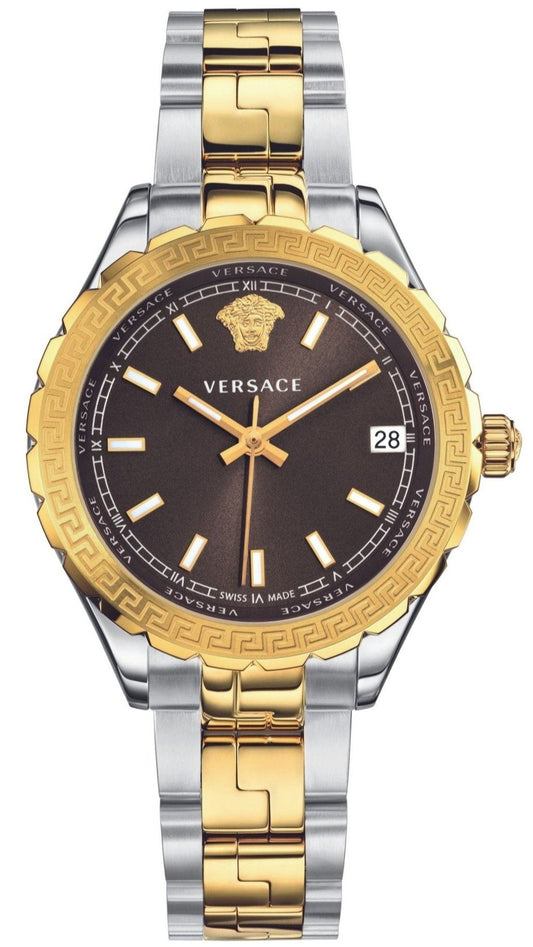 Versace Ladies Watch Hellenyium Brown Two-Tone 12040015