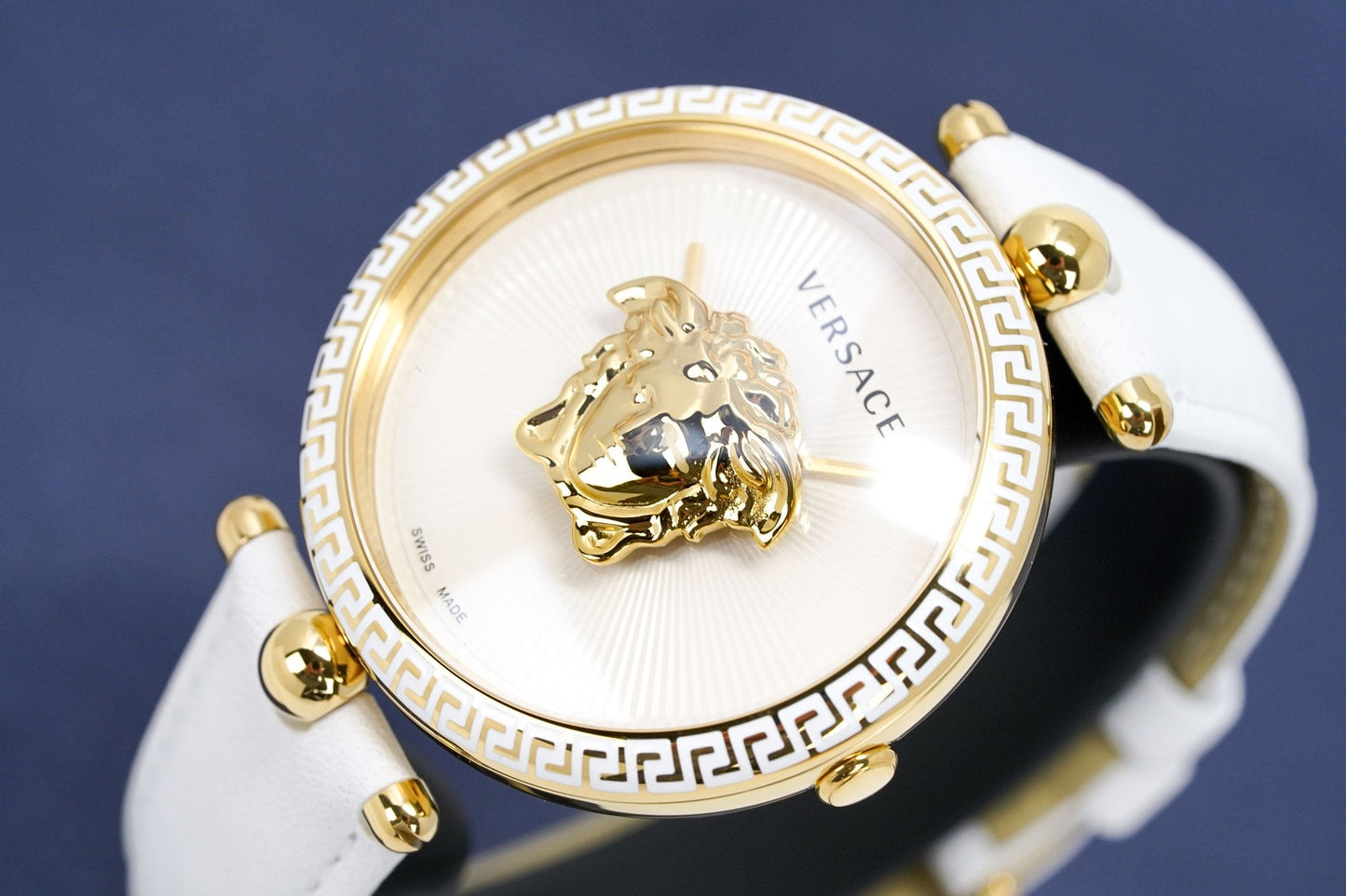 Versace Ladies Watch Palazzo Empire 39mm White Gold VECO02022