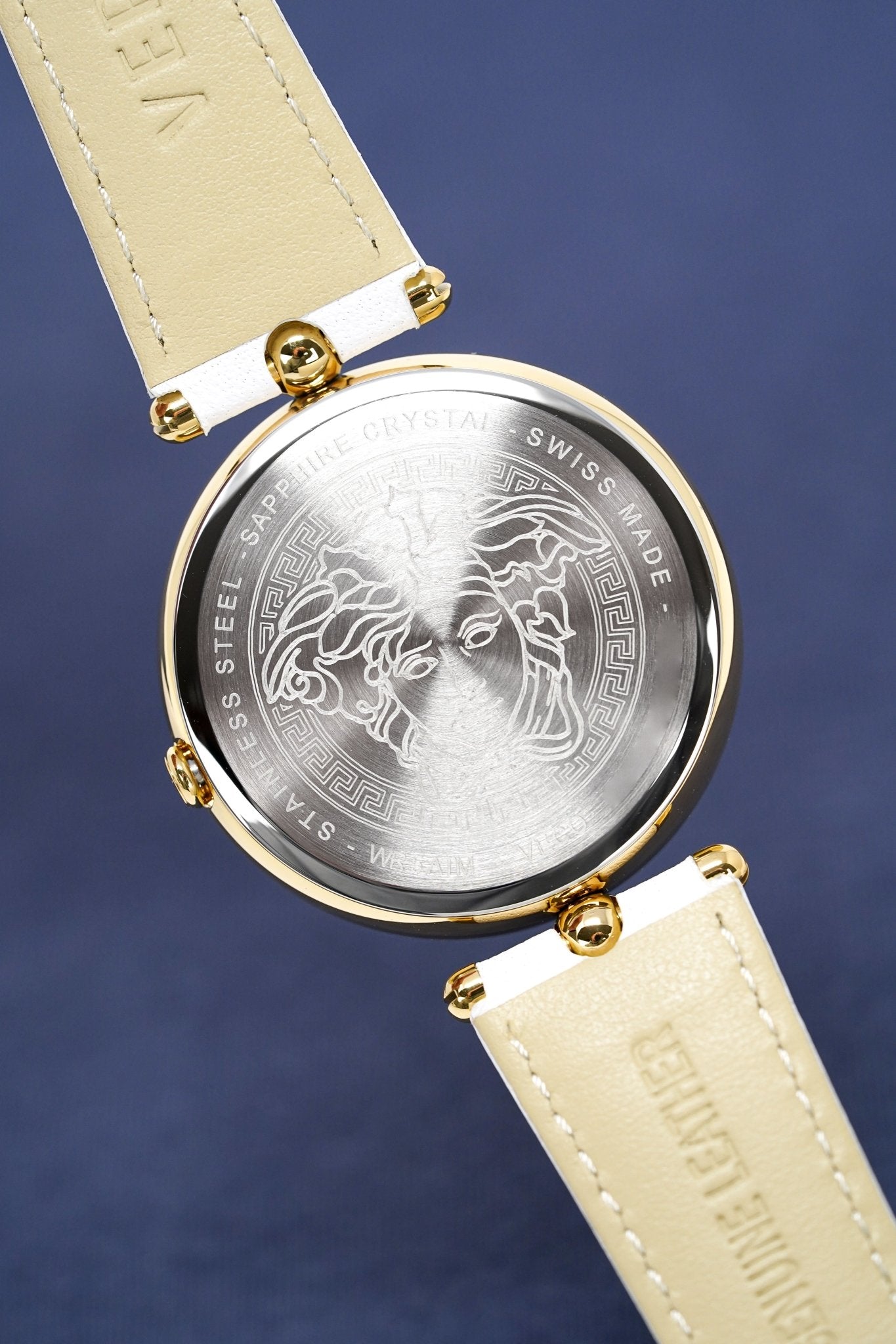 Versace Ladies Watch Palazzo Empire 39mm White Gold VECO02022