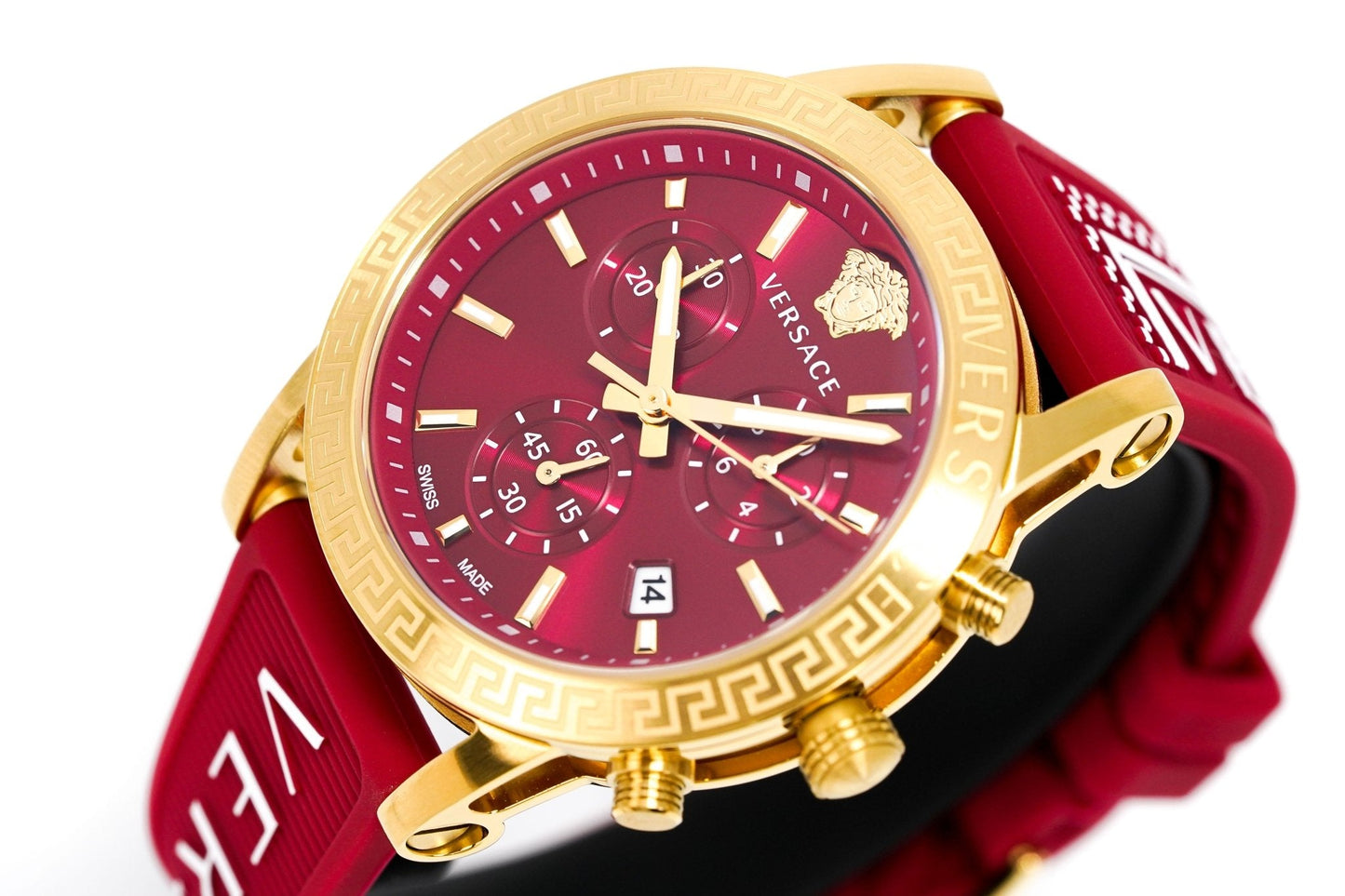Versace Ladies Watch Sport Tech 40mm Red Gold VEKB00322