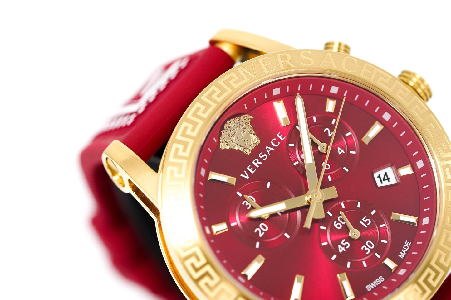 Versace Ladies Watch Sport Tech 40mm Red Gold VEKB00322