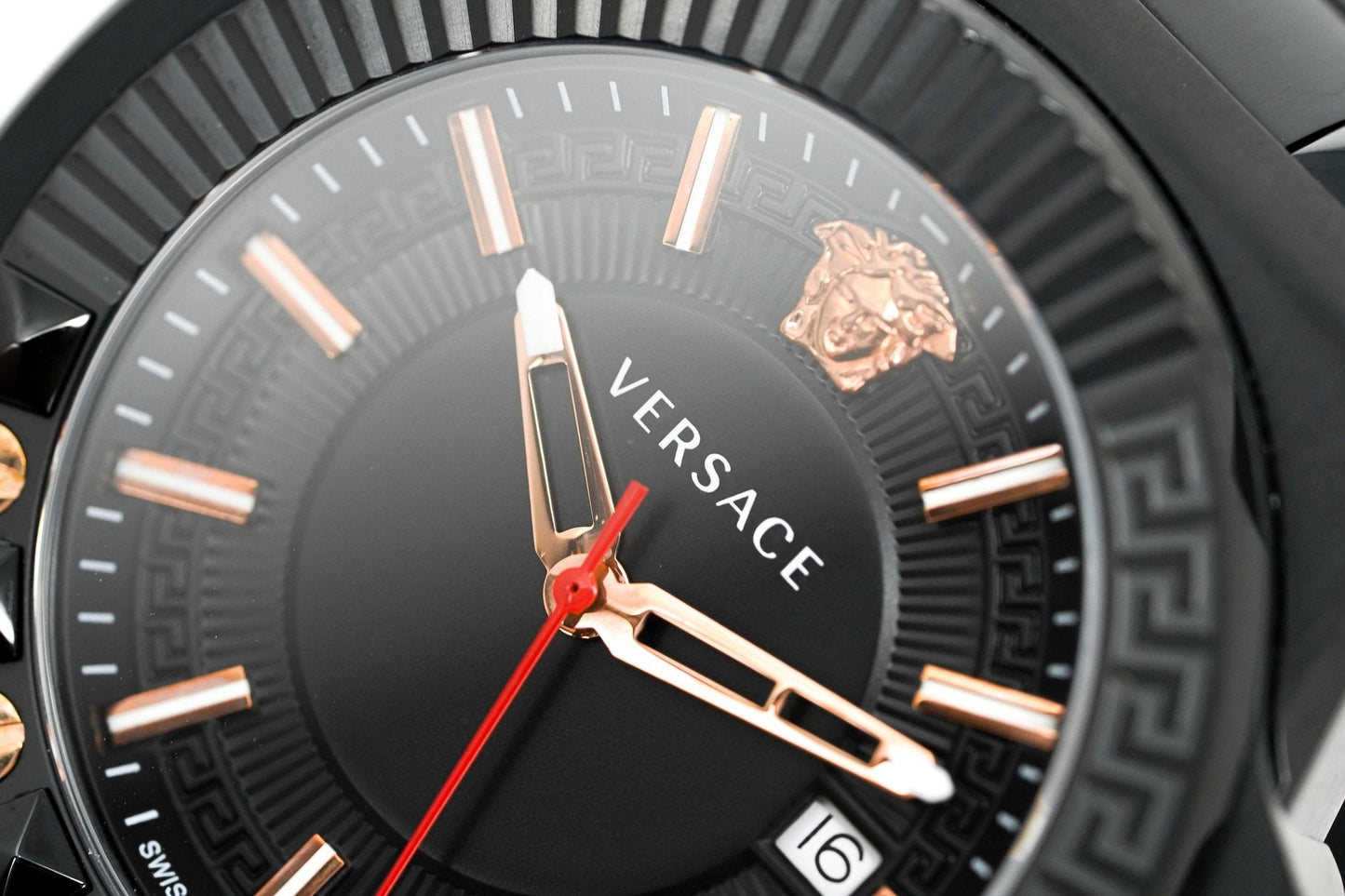 Versace Men's Watch Chain Reaction Black Bracelet VEDY00719