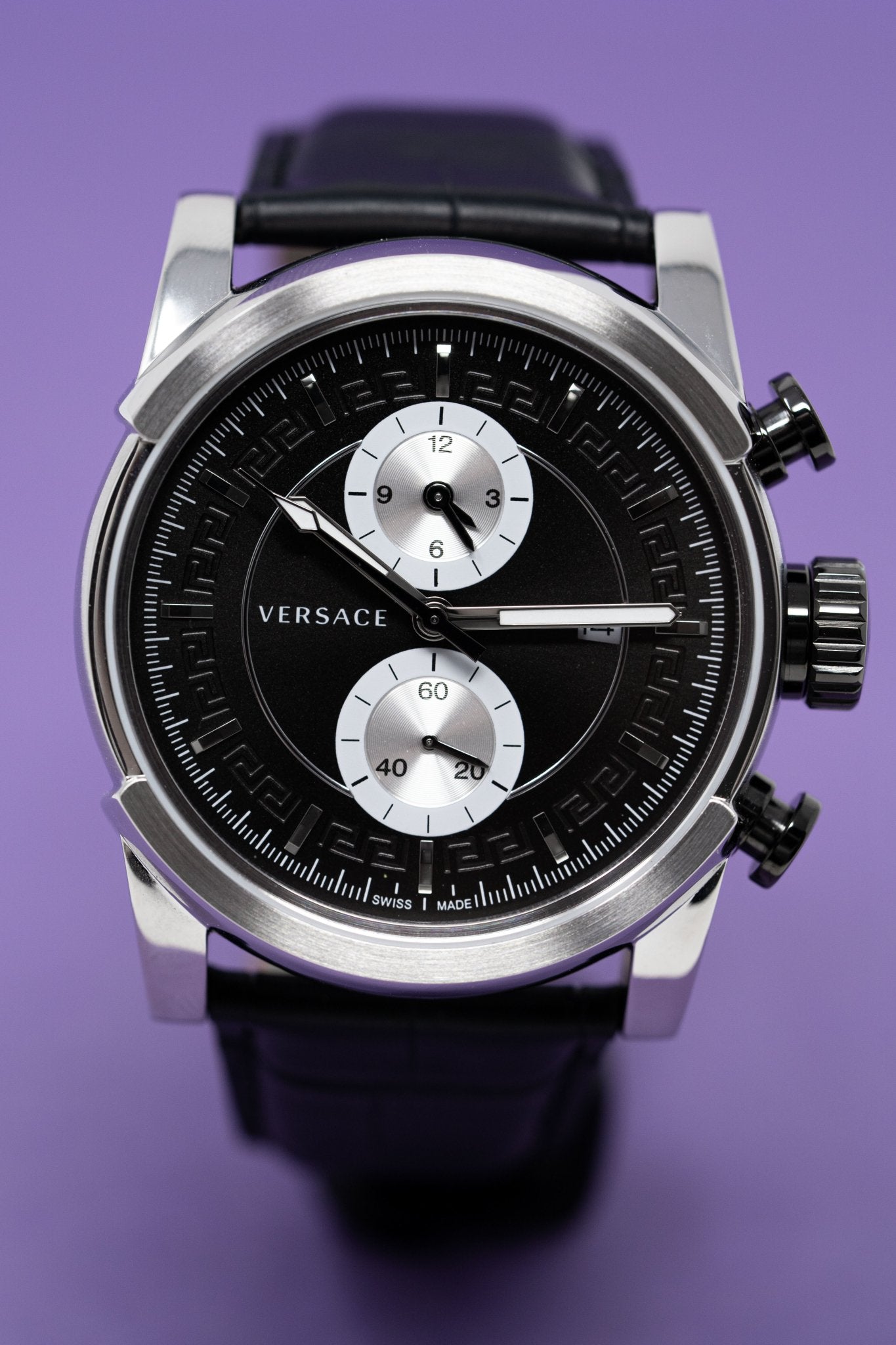 Versace Men's Watch Chrono Urban 44mm Black VEV400119