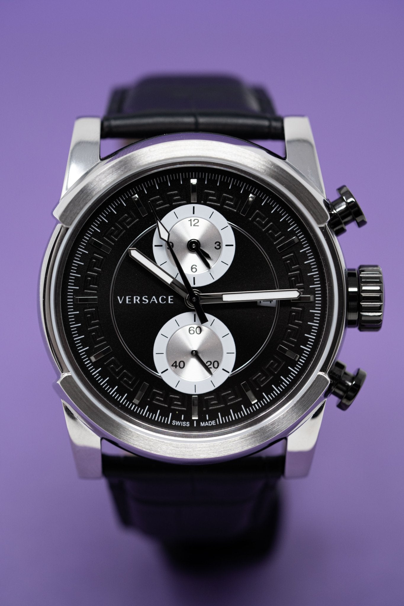 Versace Men's Watch Chrono Urban 44mm Black VEV400119