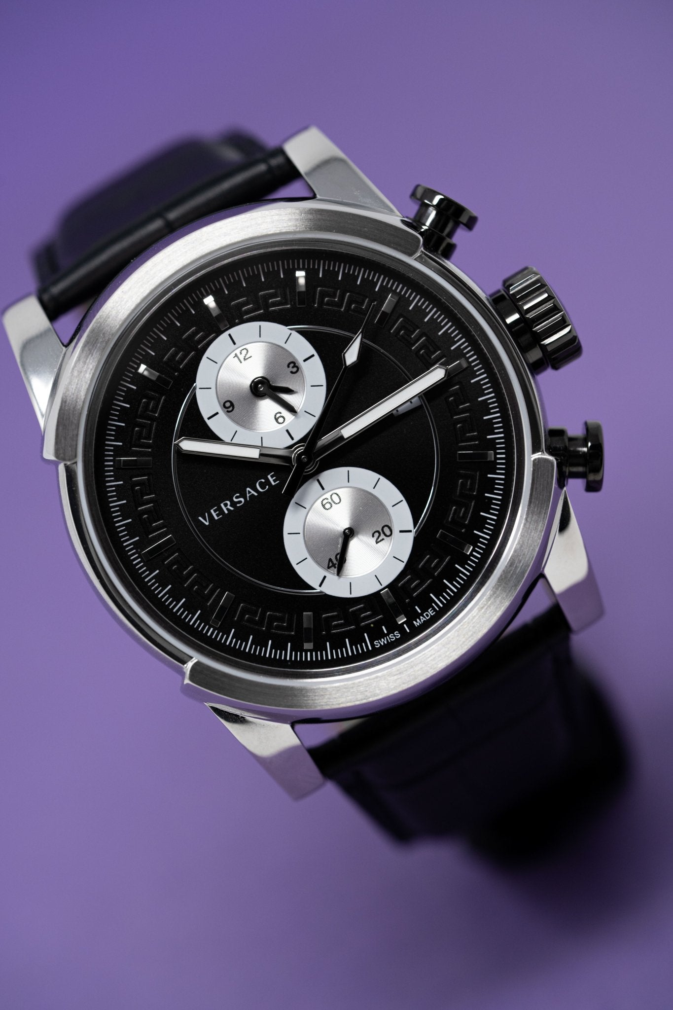 Versace Men's Watch Chrono Urban 44mm Black VEV400119