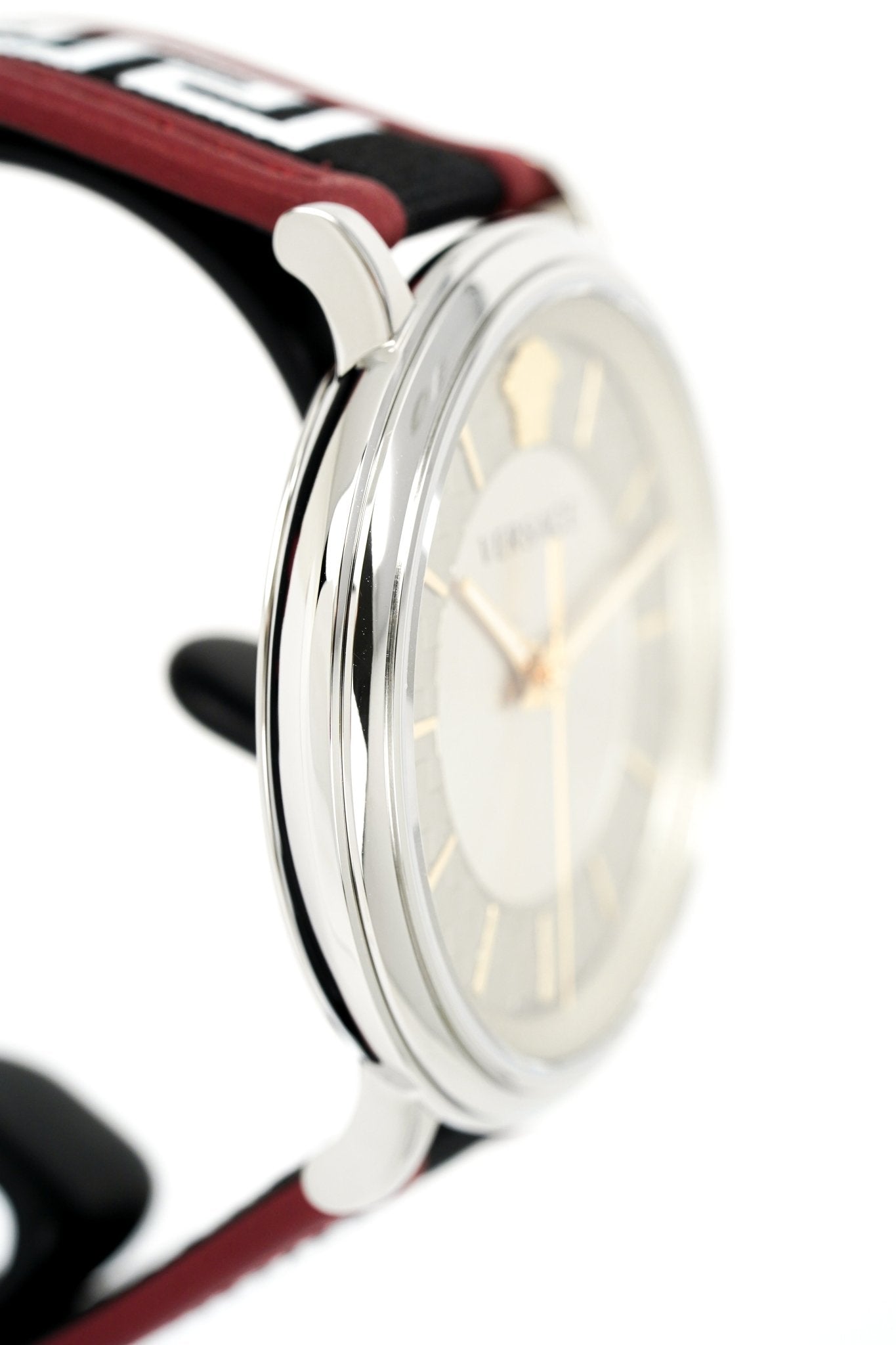 Versace Men's Watch V-Circle Silver Black VE5A01421