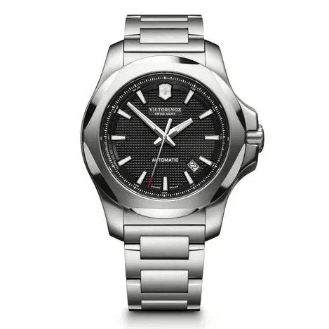 Victorinox Men's Watch I.N.O.X. Mechanical Black Stainless Steel 241837