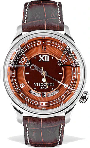 Visconti Men's Watch Opera Automatic 43.5mm Tobacco Brown KW23-02