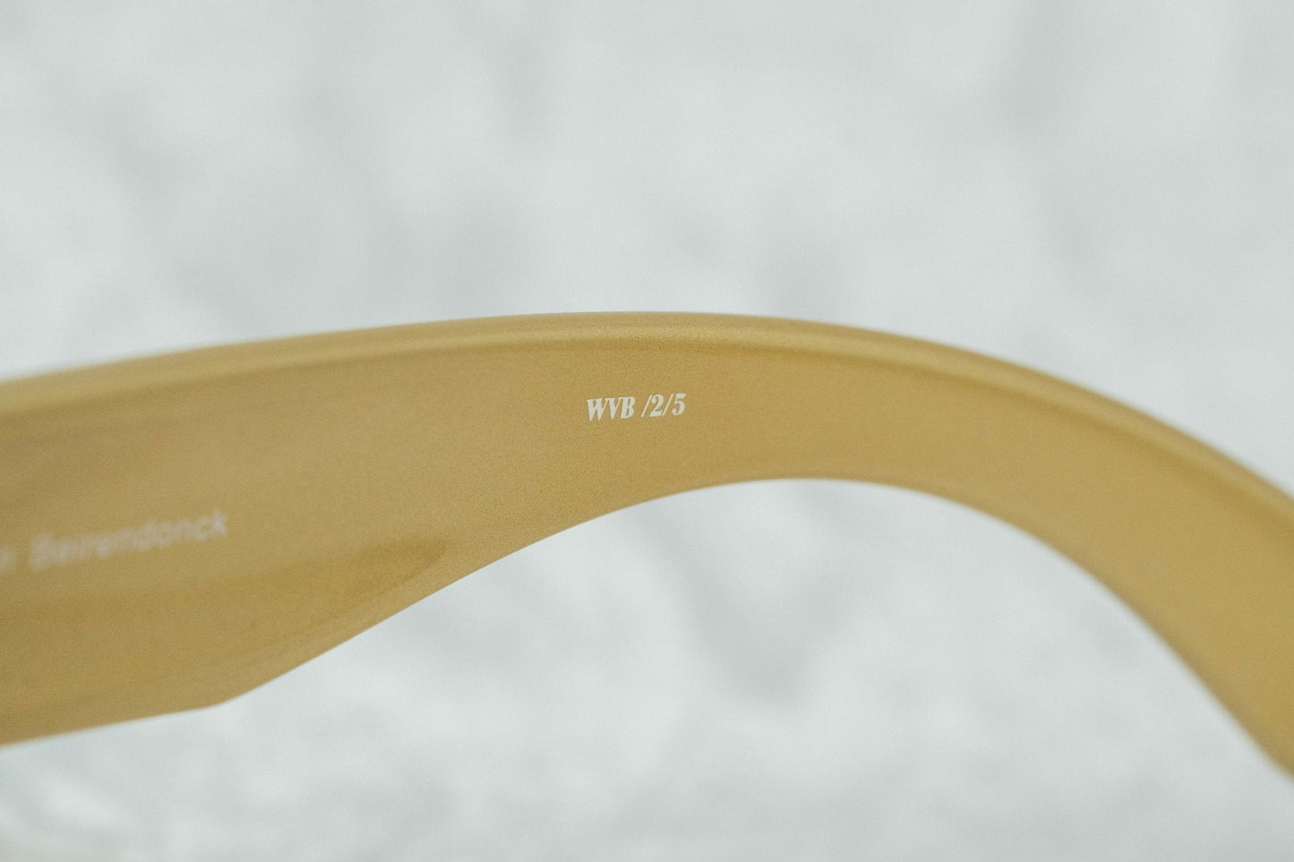 Walter Van Beirendonck Sunglasses Special Gold and Transparent WVB2C5SUN