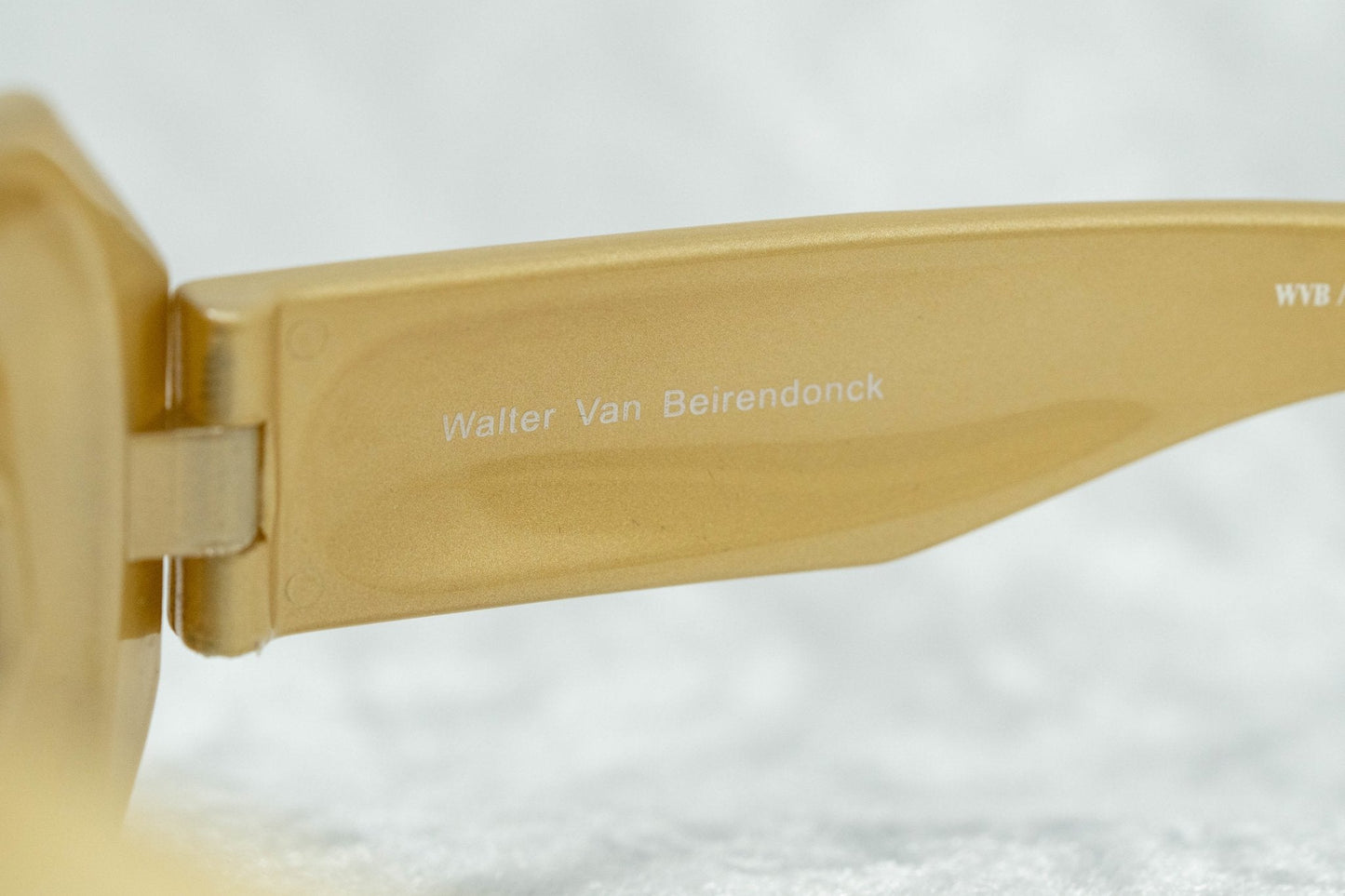Walter Van Beirendonck Sunglasses Special Gold and Transparent WVB2C5SUN
