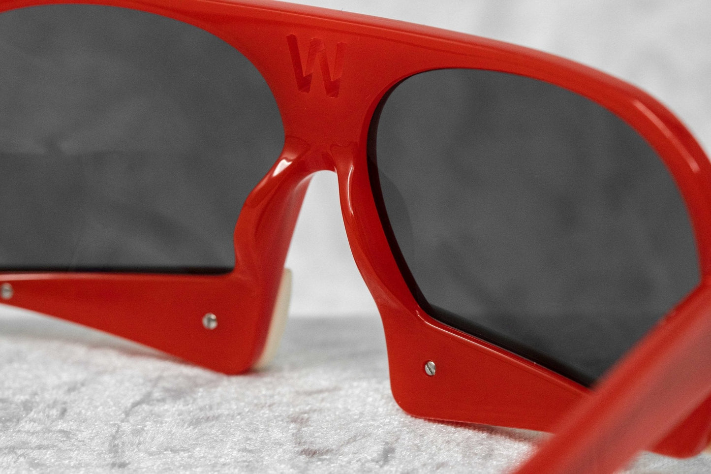 Walter Van Beirendonck Sunglasses Special Red and Grey