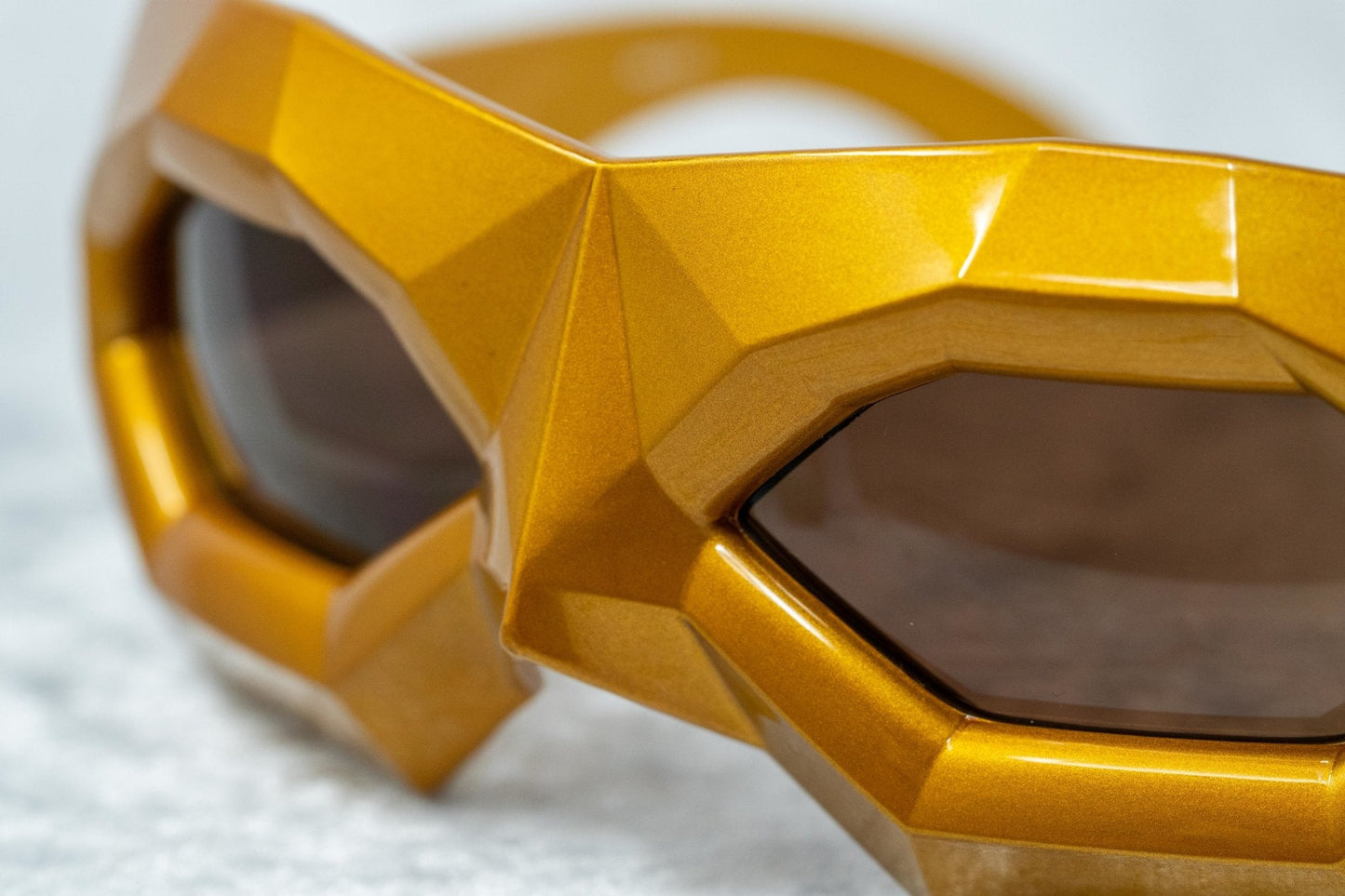 Walter Van Beirendonck Sunglasses Special Shiny Gold and Brown WVB2C10SUN