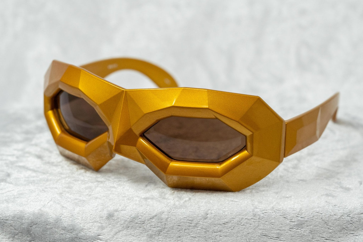 Walter Van Beirendonck Sunglasses Special Shiny Gold and Brown WVB2C10SUN